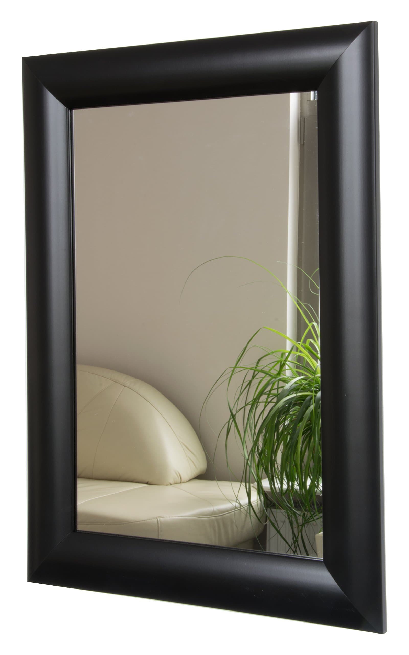 BD ART Black Framed Wall-Mounted Mirror, 49x67 cm