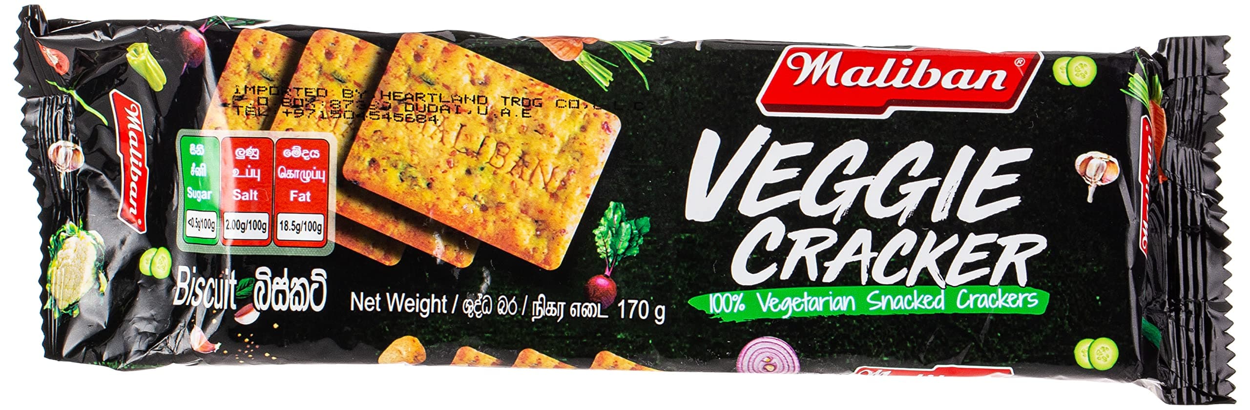 Maliban Veggie Crackers 170g
