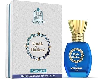 Adilqadri Oudh Al Hashmi Sweet Arabic Premium Non Alcoholic Rollon Attar Perfumes Long Lasting Fragrance Natural Distiled (12 ML)