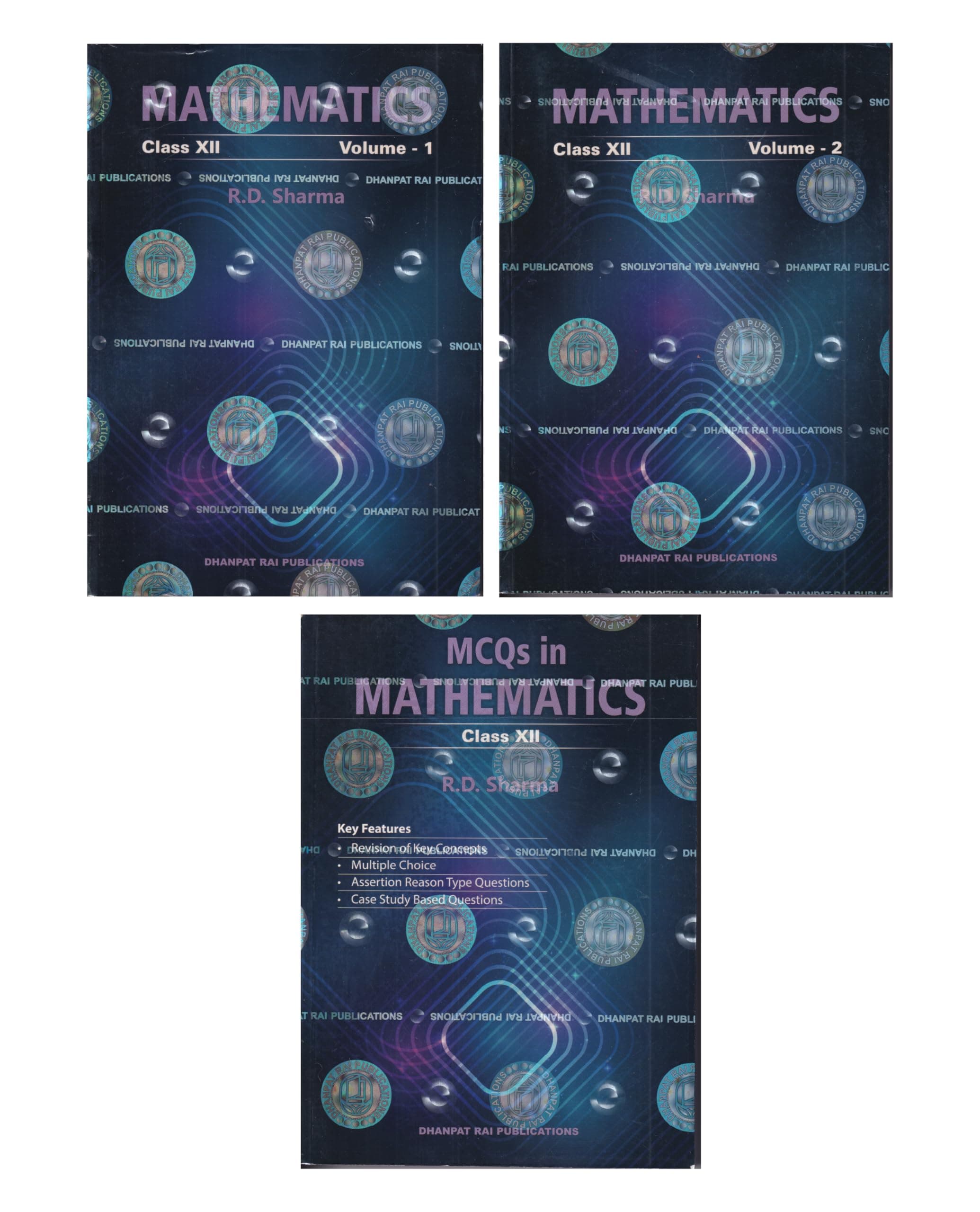Mathematics class 12th Vol. 1, Vol. 2, and MCQ - by R.D. Sharma (2025-26 Examination)