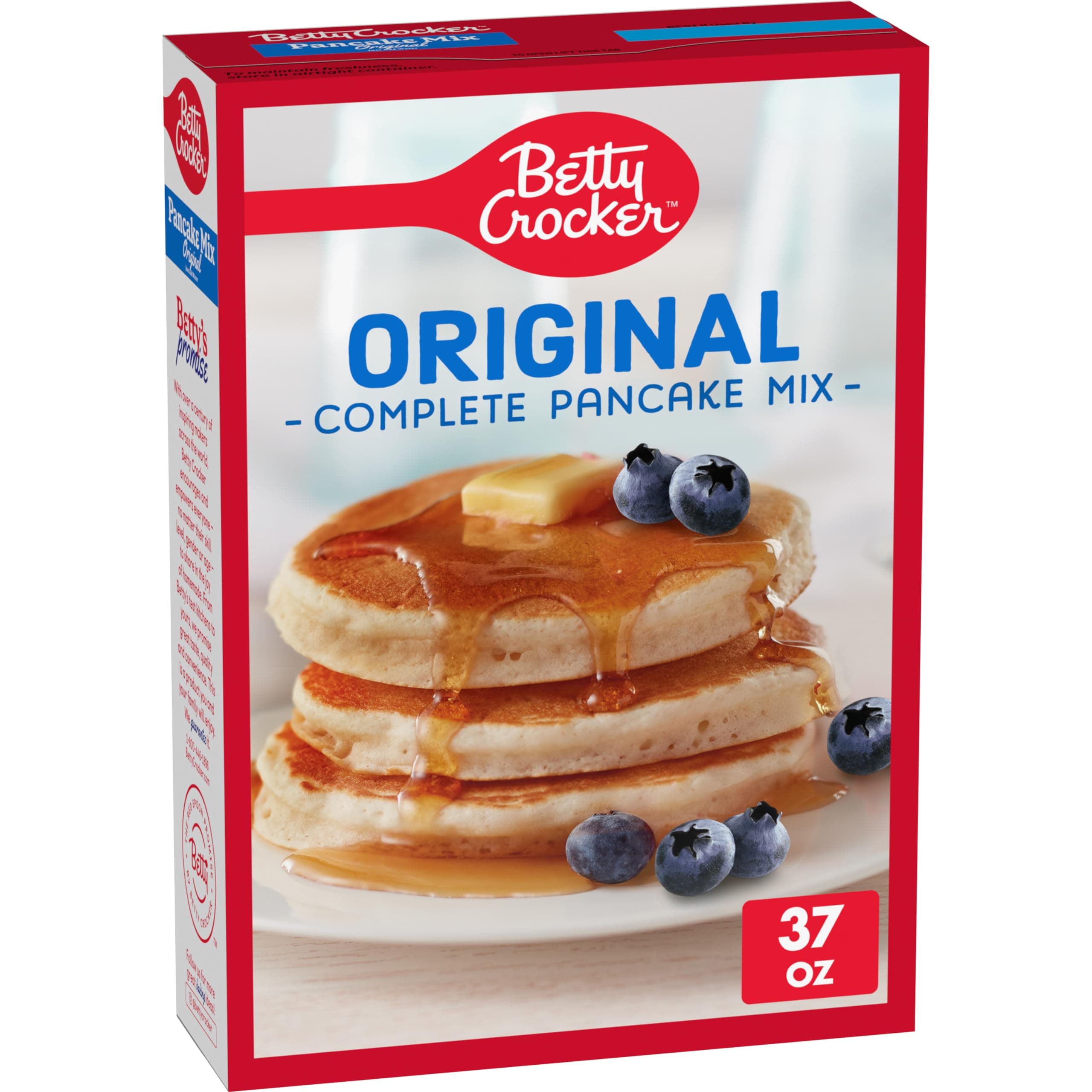 Betty Crocker Original Complete Pancake Mix, Just Add Water, 37 oz.