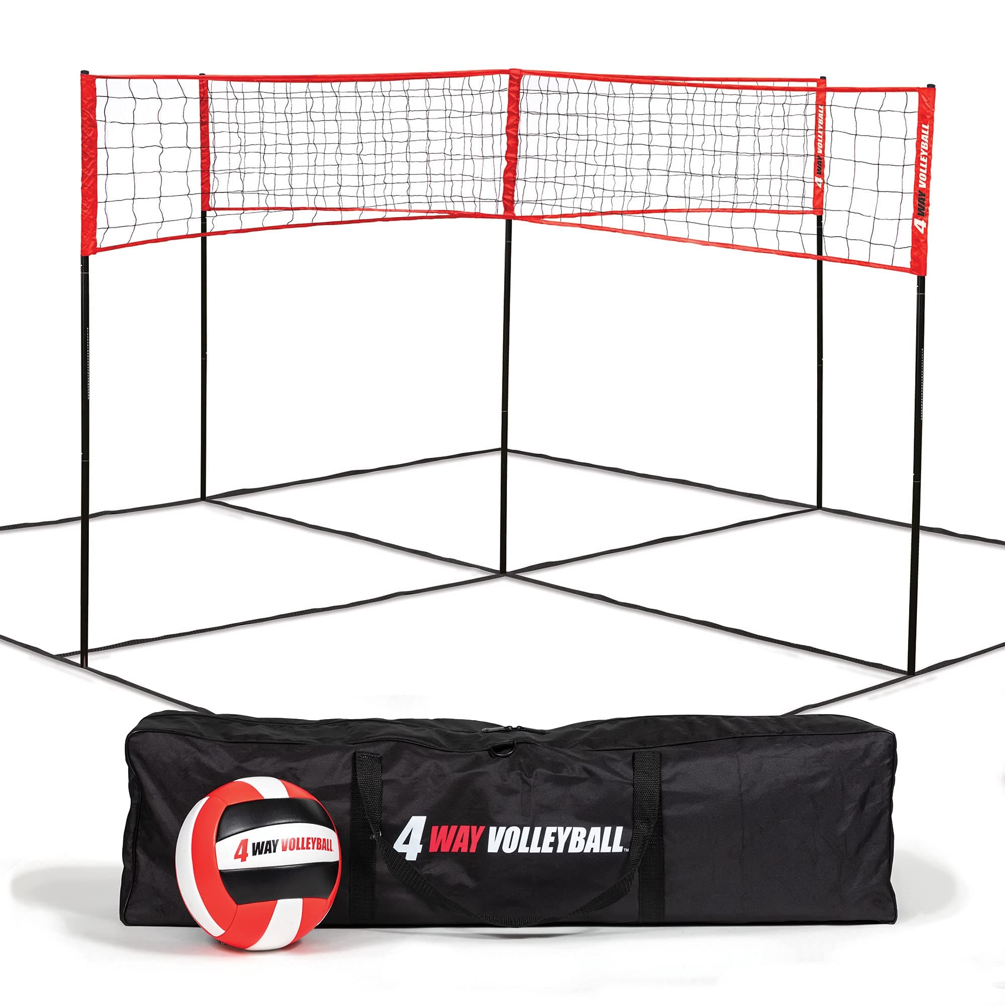 4-Way Volleyball and Badminton Net