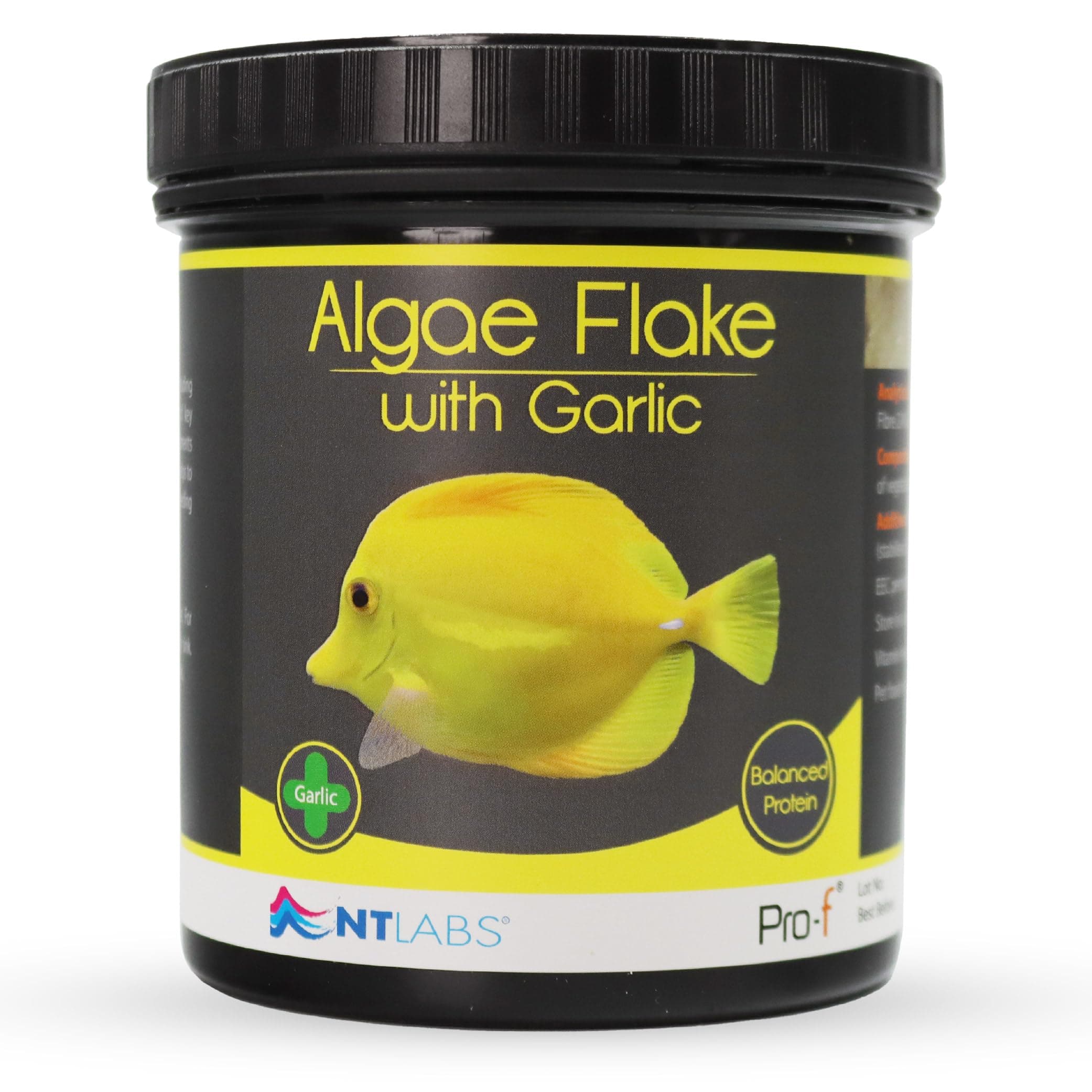 NT Labs Pro-f Algae Flake With Garlic, Marine Fish Food, Flake Feed, Supports Immune System, Contains Garlic (30g)