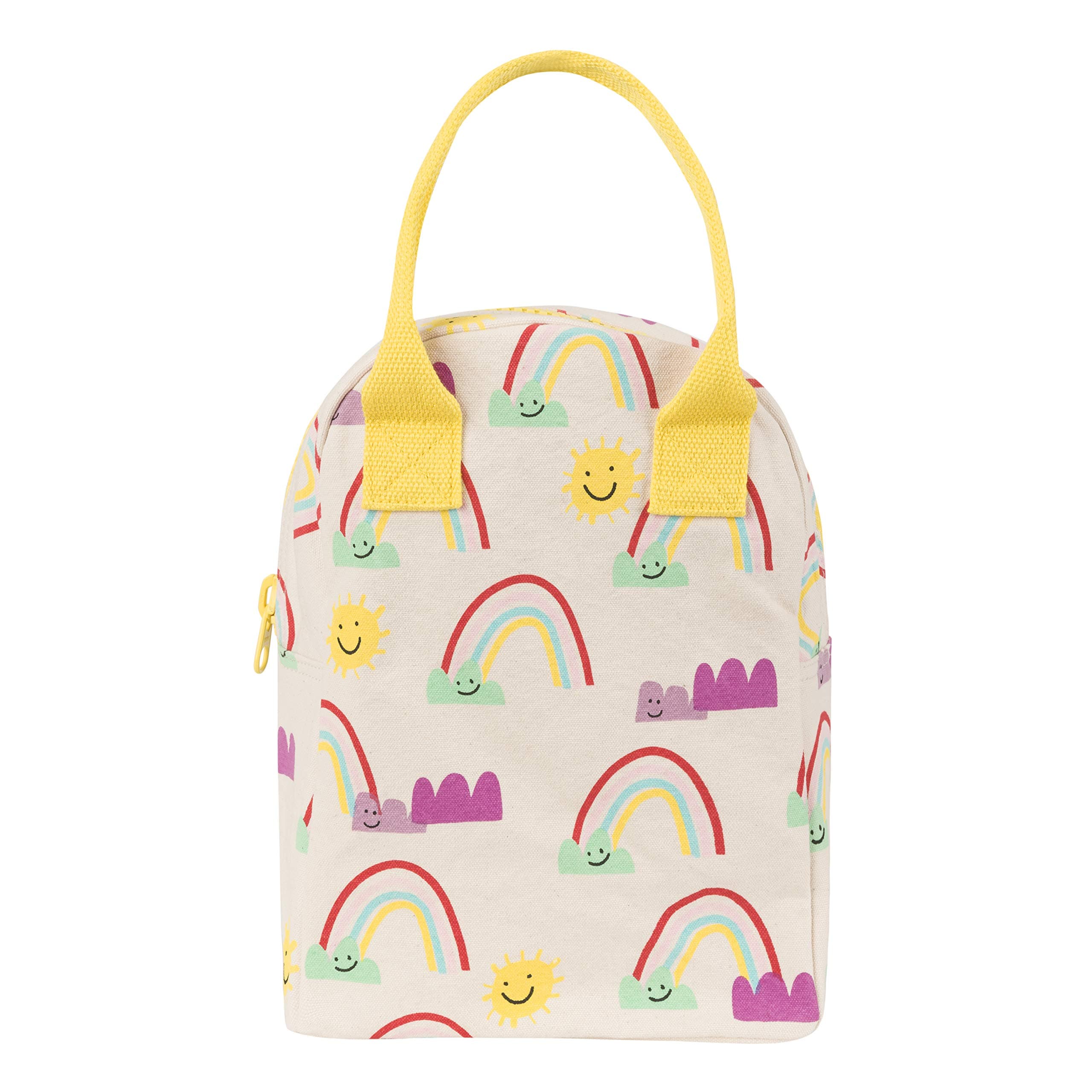 FLUF Rainbows Zipper Lunch Bag, 1 EA