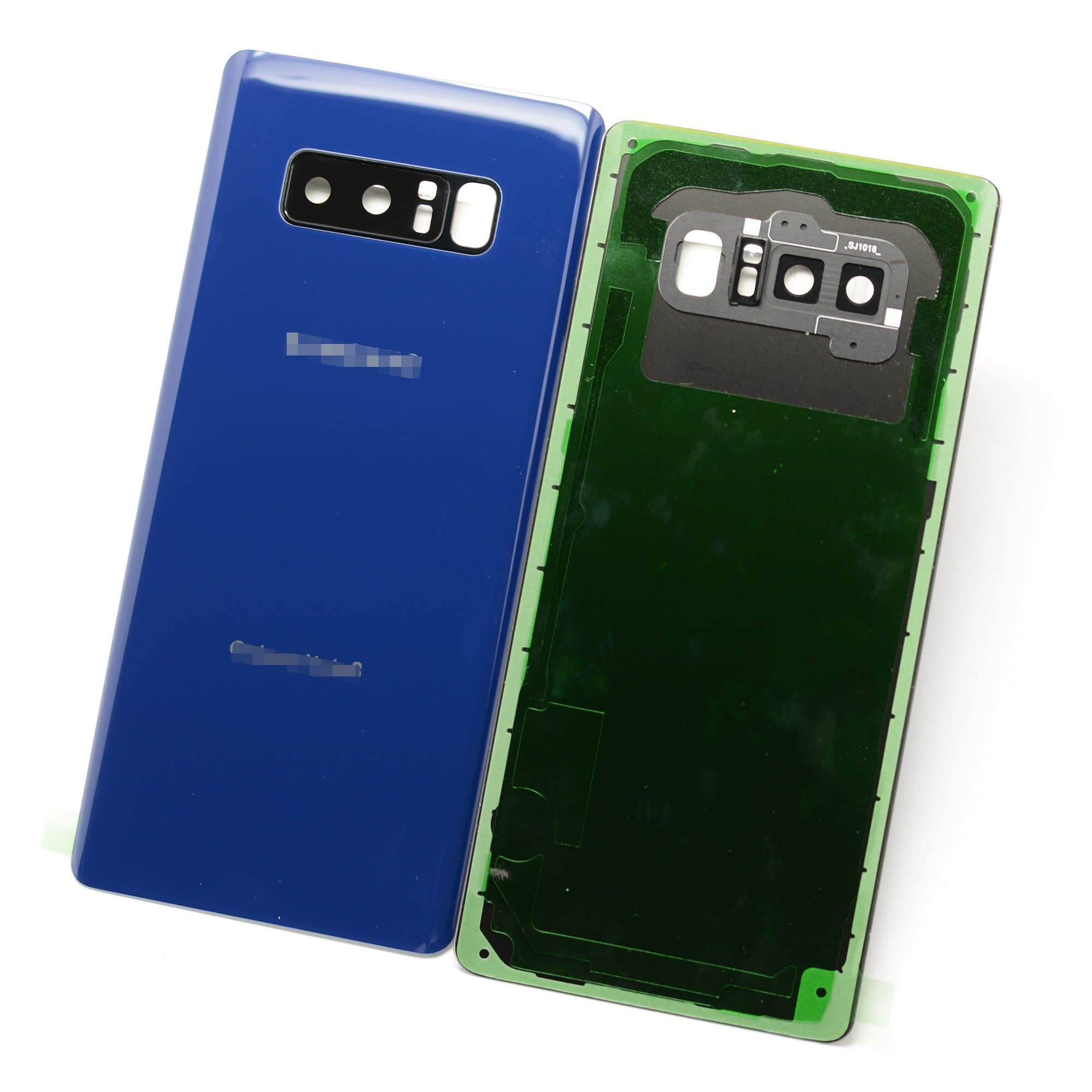 New Maygadget For Samsung Galaxy Note 8 Note8 (All Carriers) Rear Panel Back Glass/ Back Cover Housing Replacement W/ Waterproof Adhesive,Rear Camera Cover Lens&Flash Diffuser-Blue