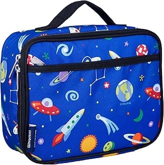 Wildkin Kids Insulated Lunch Box – Durable and Reusable for School & Travel - Out of this World