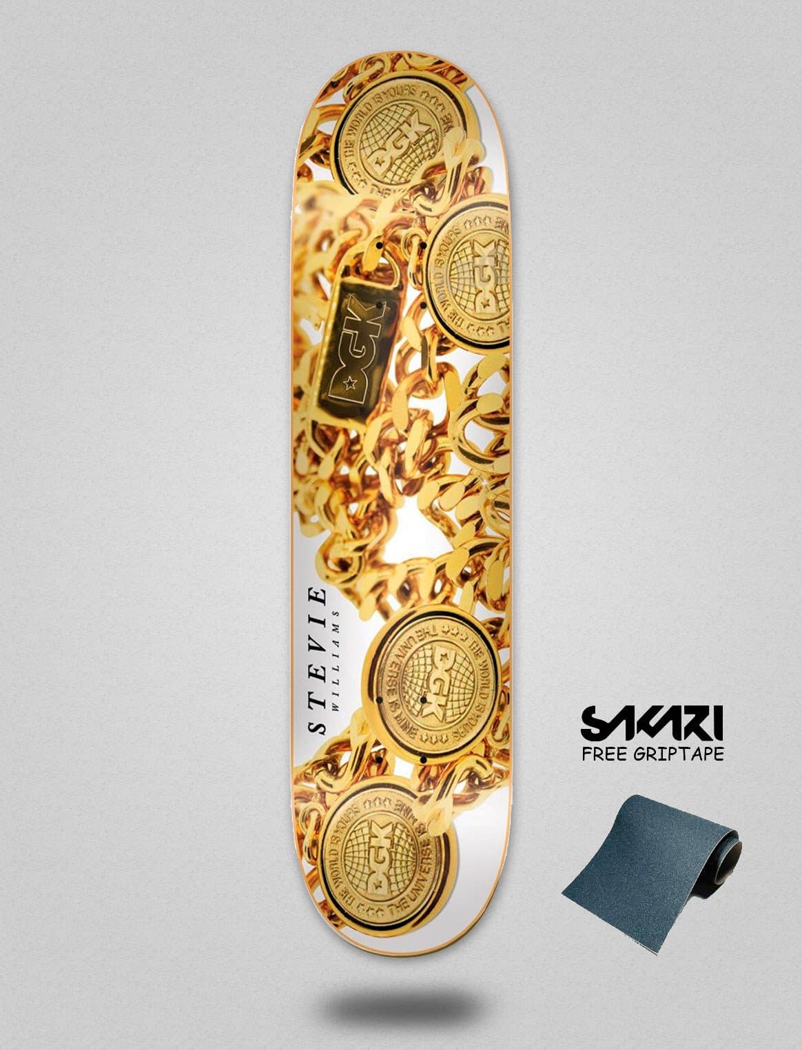 Monopatín skate skateboard tabla deck DGK MEDALLION 8.06"