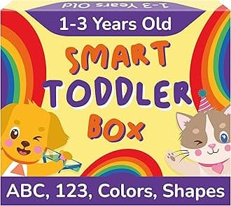 Preschool Montessori Learning Kit With Busy Book For Toddlers 1-3- Baby Flash Cards - Quiet Activity Books - Puzzles Ages 2-4 - Flashcards 3-5 Years - 1 Year Old Boy Gifts -1st Birthday Toys For Girls