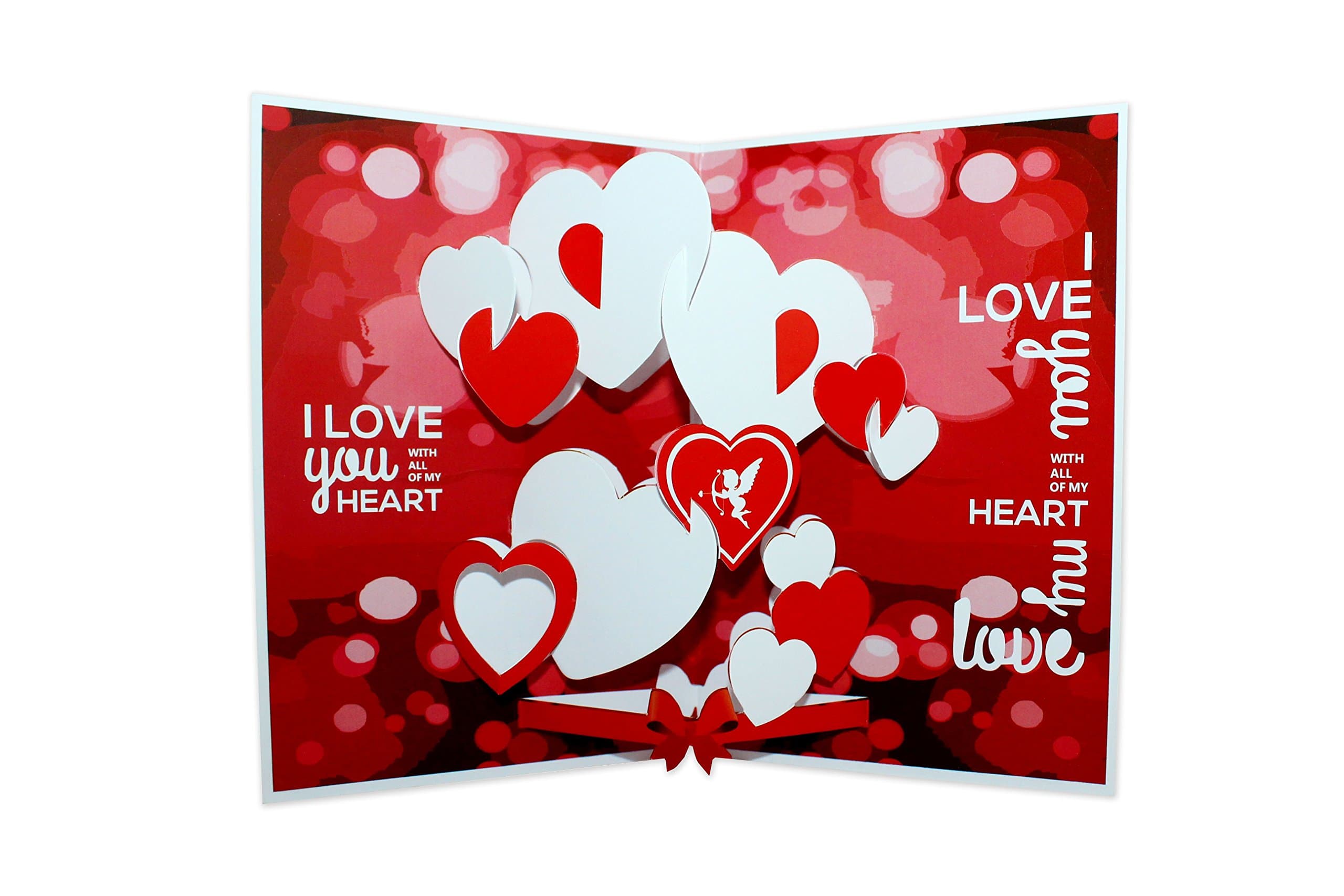 suridblue Love Pop-Up 3D Greeting Card