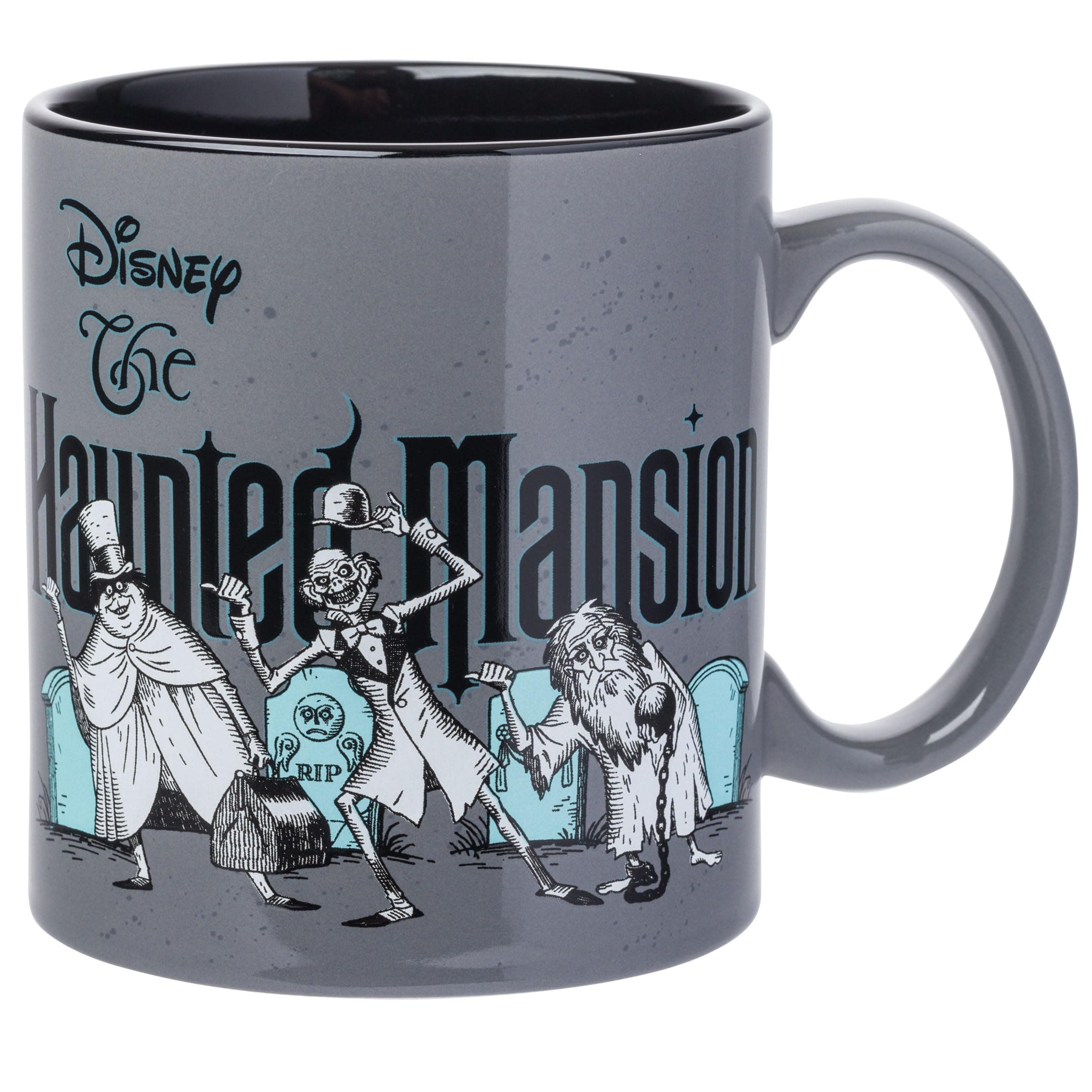 Silver Buffalo Haunted Mansion Beware Ceramic Mug, 20 Ounces