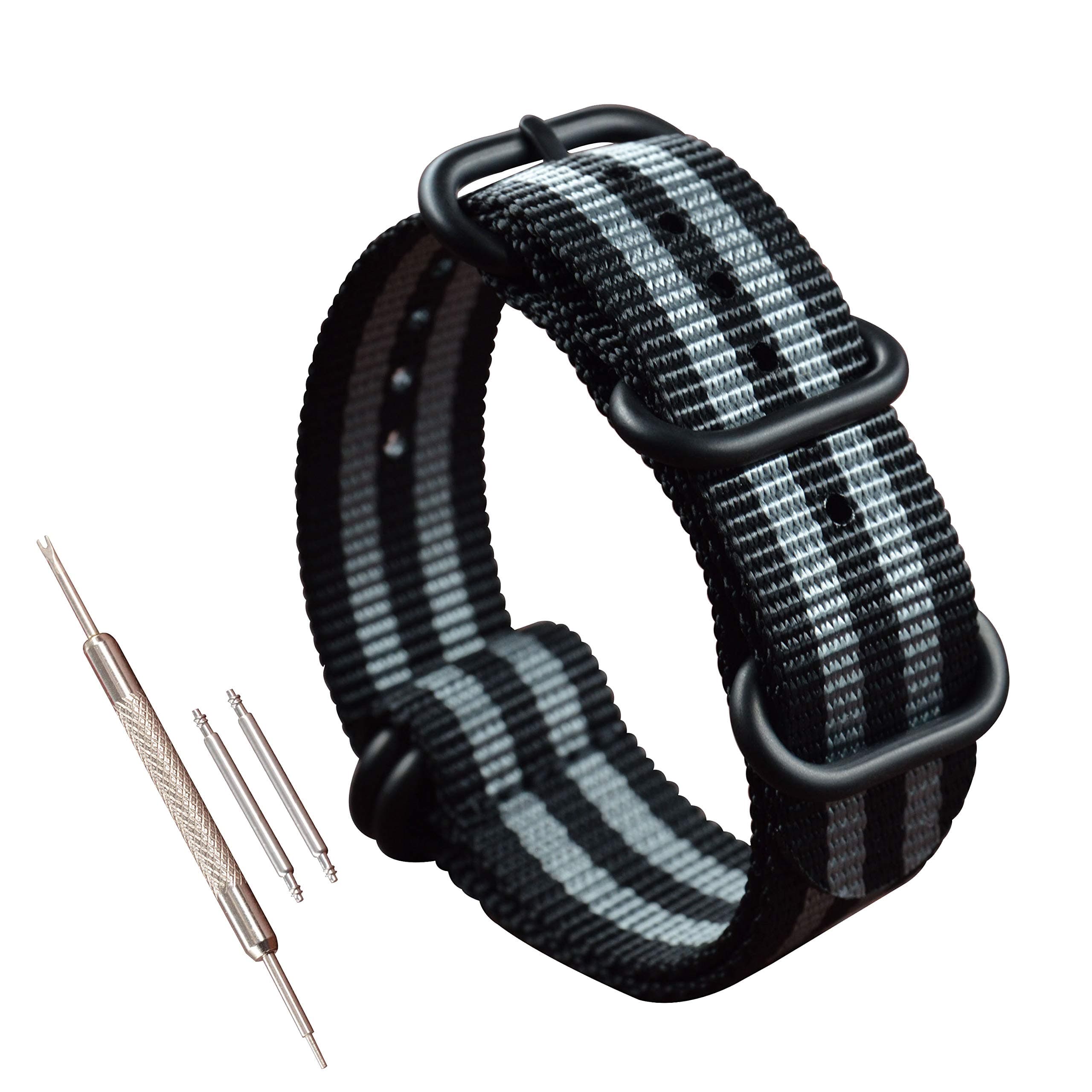 Nylon Watch Strap Replacement(18 19 20 21 22 23 24 25 26 28mm)