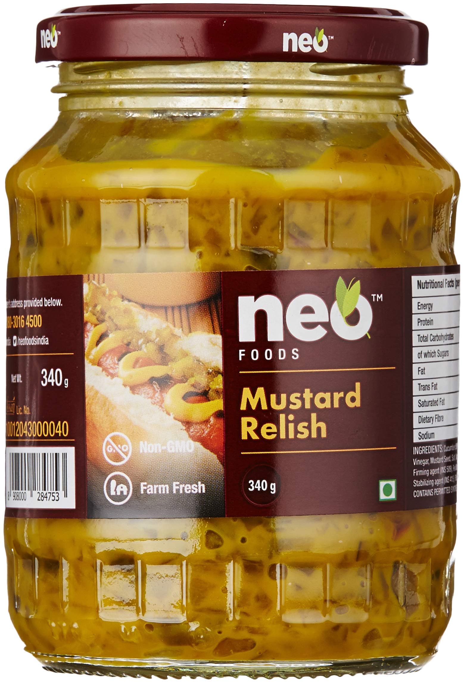 Neo Mustard Relish, 340g