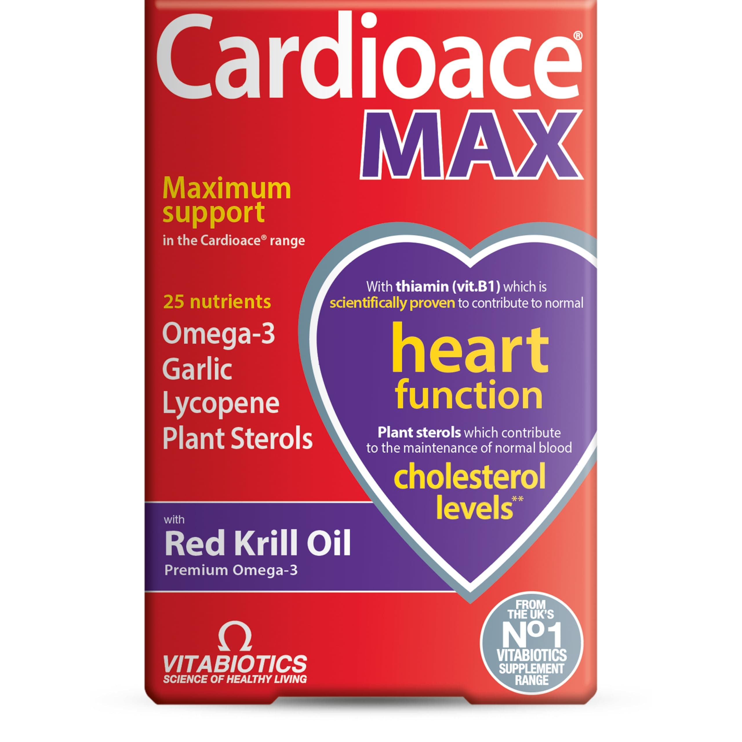 Vitabiotics Cardioace Max - 84 Capsules