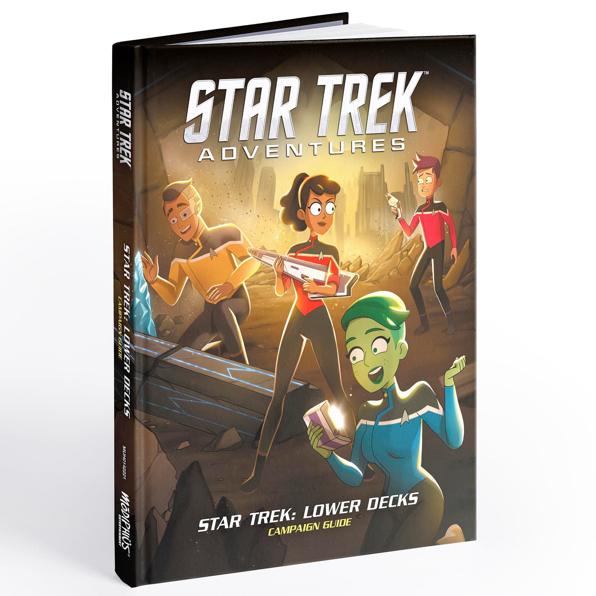 Modiphius: Star Trek Adventures Star Trek: Lower Decks Campaign Guide - Expansion Hardcover RPG Book, New Content, Black