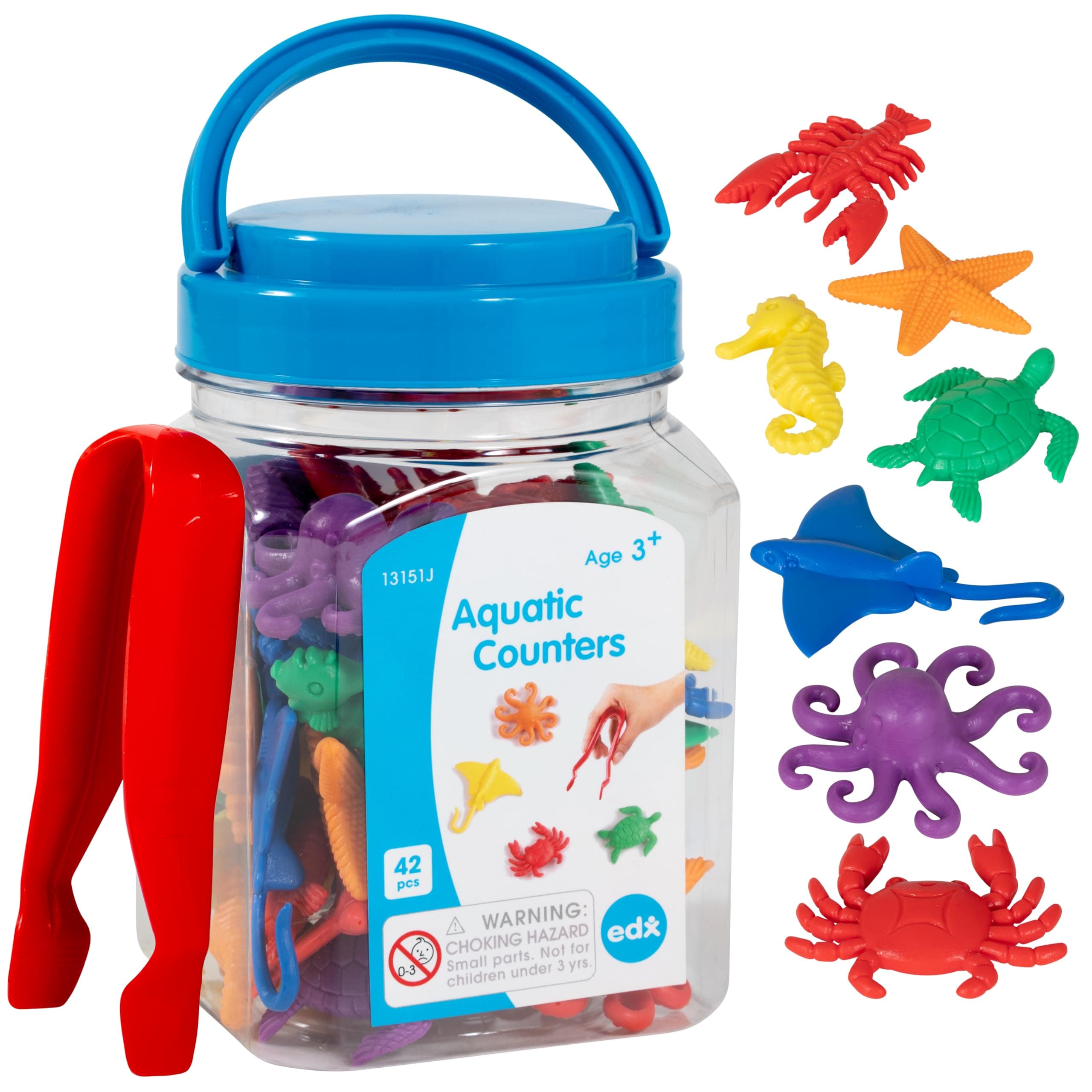 Edx Aquatic Counters, Multi-Colour, 11ENC07591