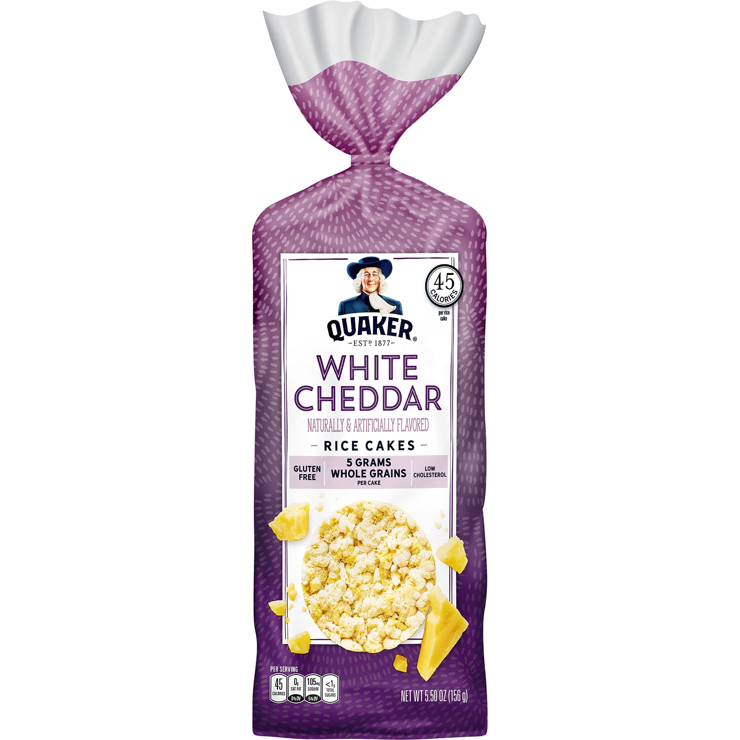 Quaker Rice Cakes, White Cheddar, 5.50 oz