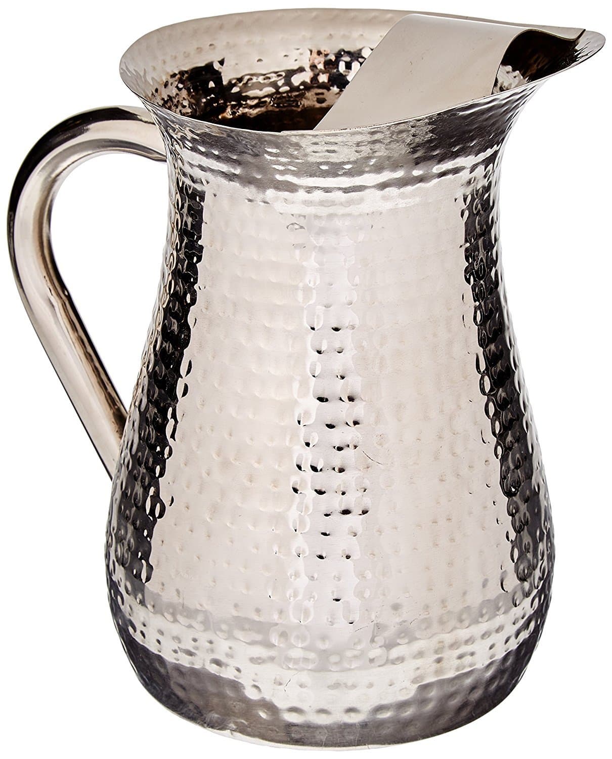 Elegance Hammered 72-Ounce Stainless Steel Pitcher