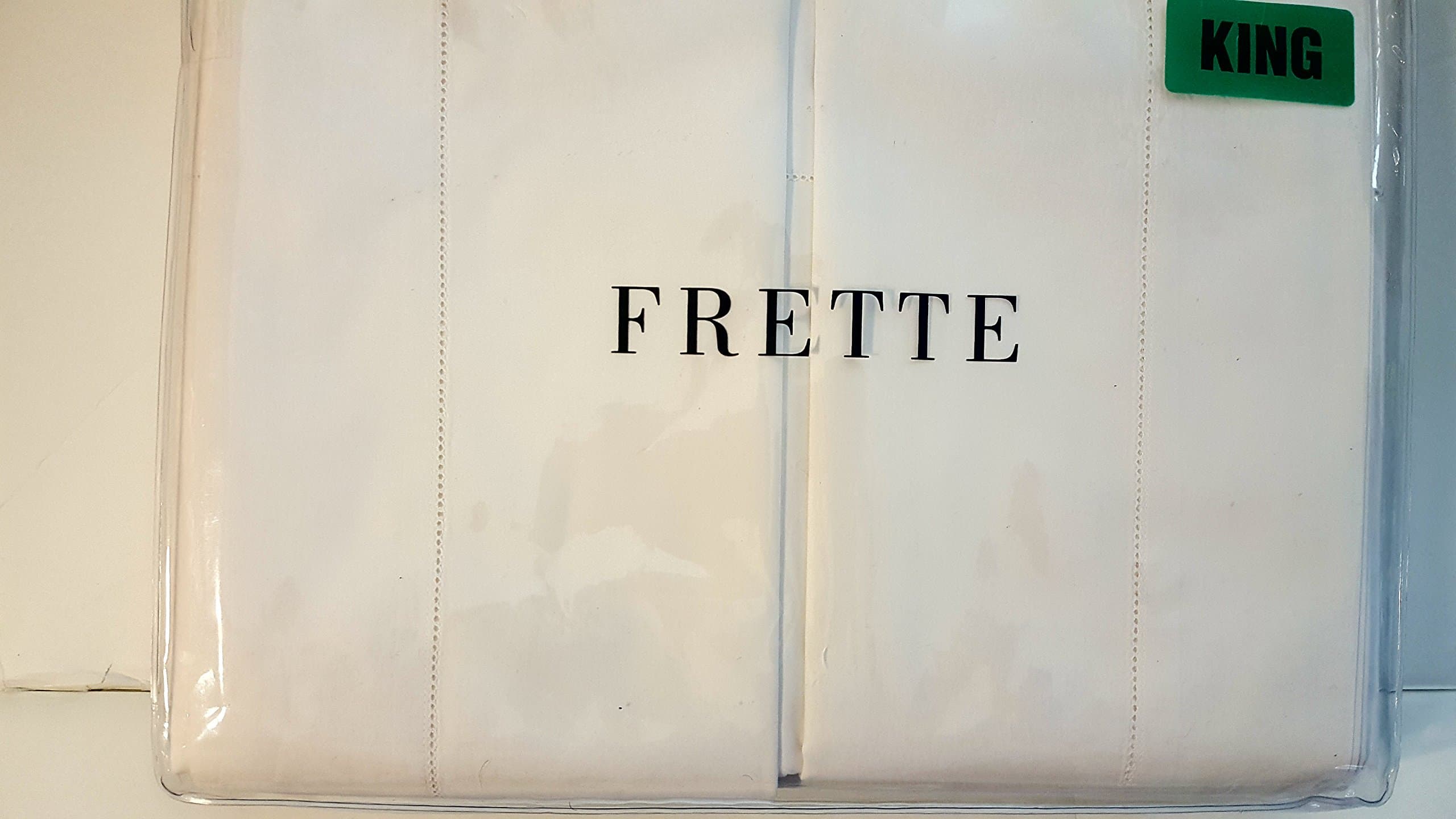 Frette Luxury Percale Cal King Sheet Set - Ivory