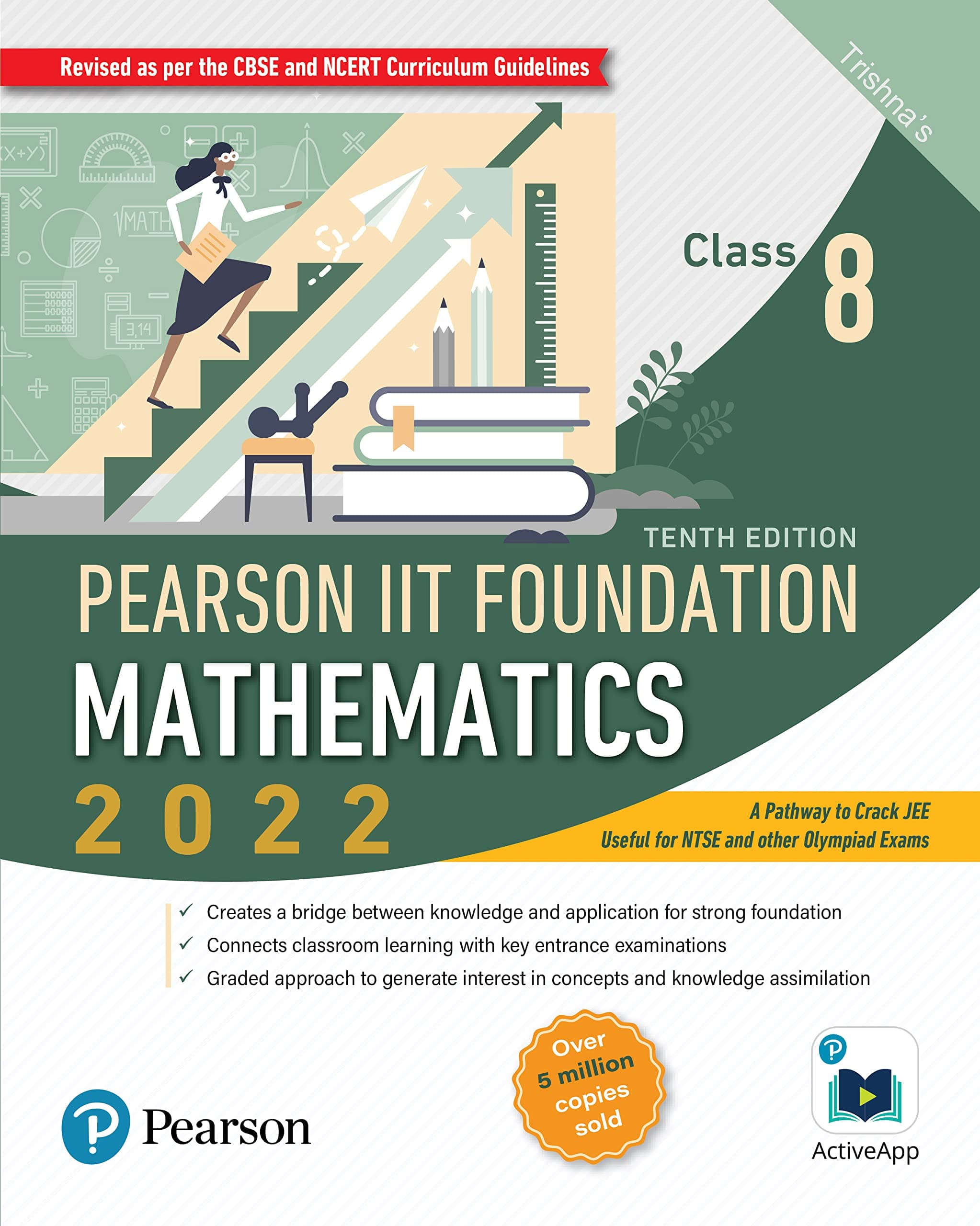 Pearson Iit Foundation Mathematics Class 8
