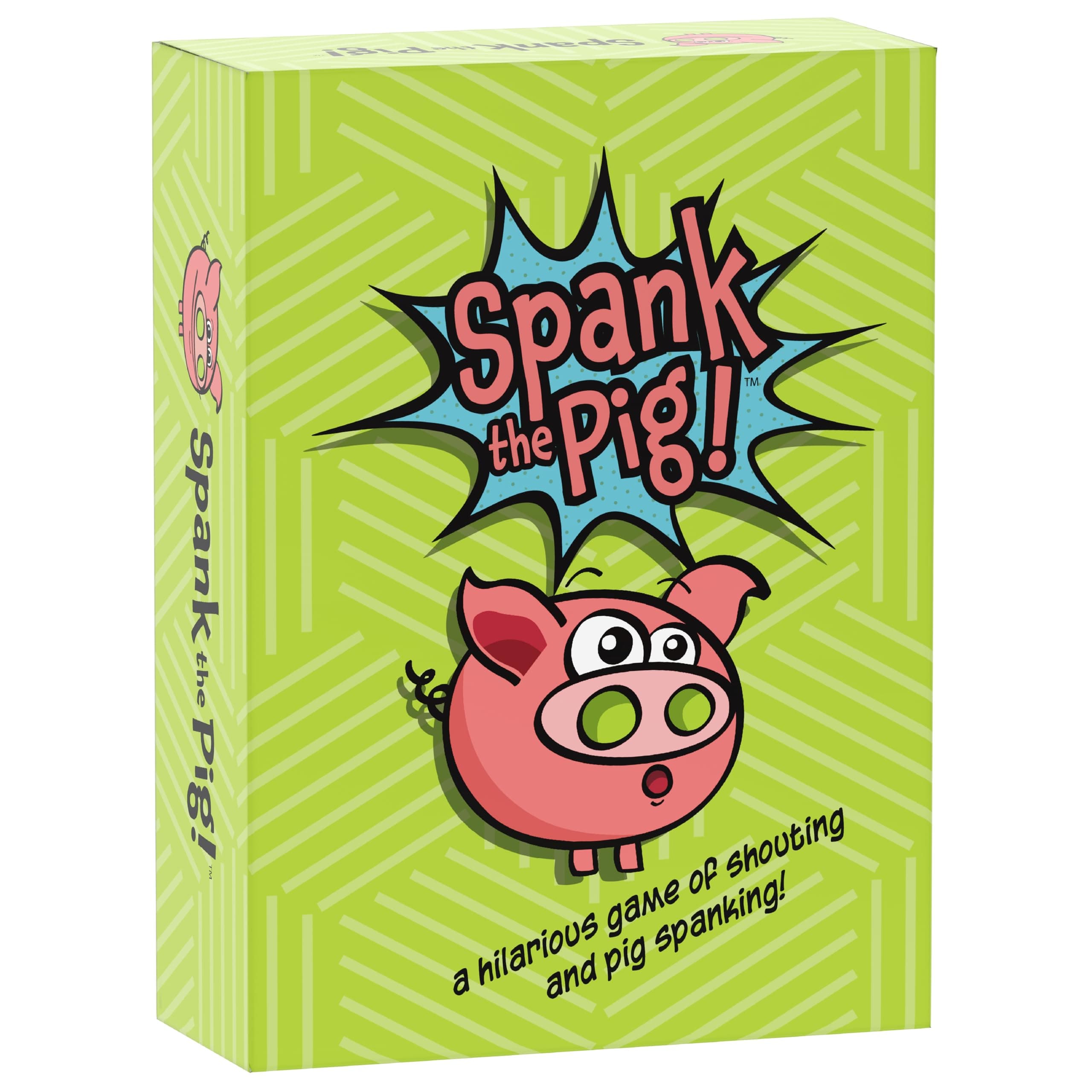 Spank The Pig! - Hilarious & Fun Family Card Game for Kids, Teens & Adults, Funny Fast Paced Games for 2-7 Players