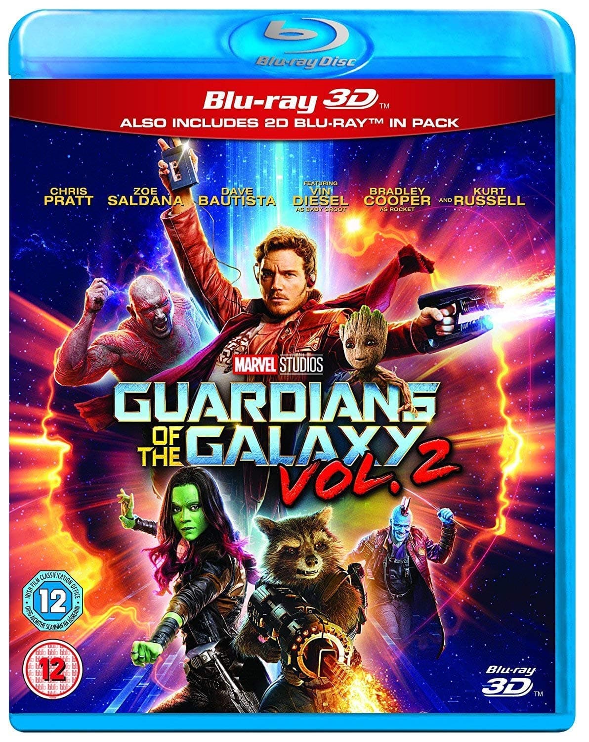 Marvel Studio's Guardians of the Galaxy Vol.2 3D BD [Blu-ray] [2017] [Region Free]