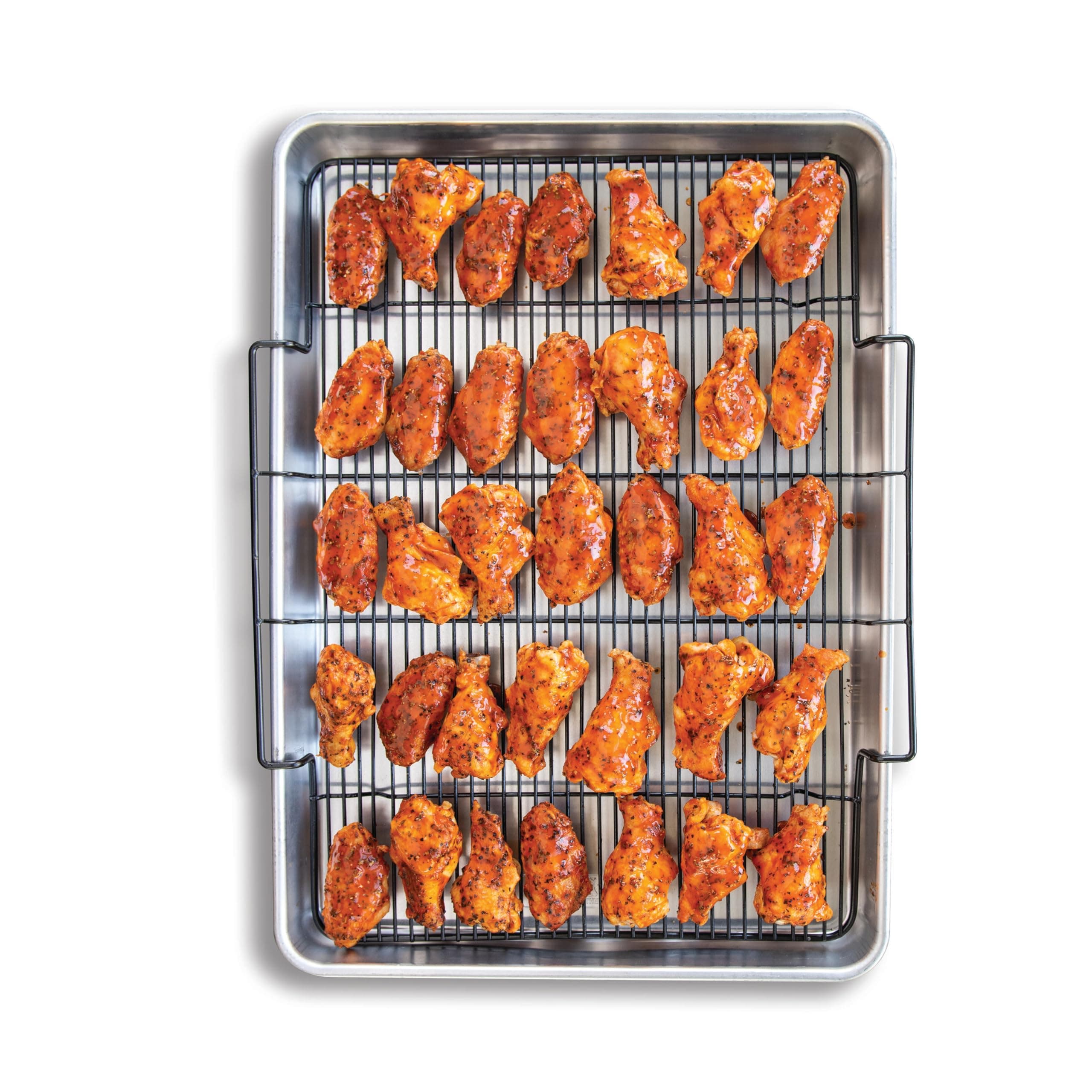 Nordic Ware Extra Large Oven Crisping Baking Tray, with Rack, 21 (l) x 15 (w) x 2 (h) inches