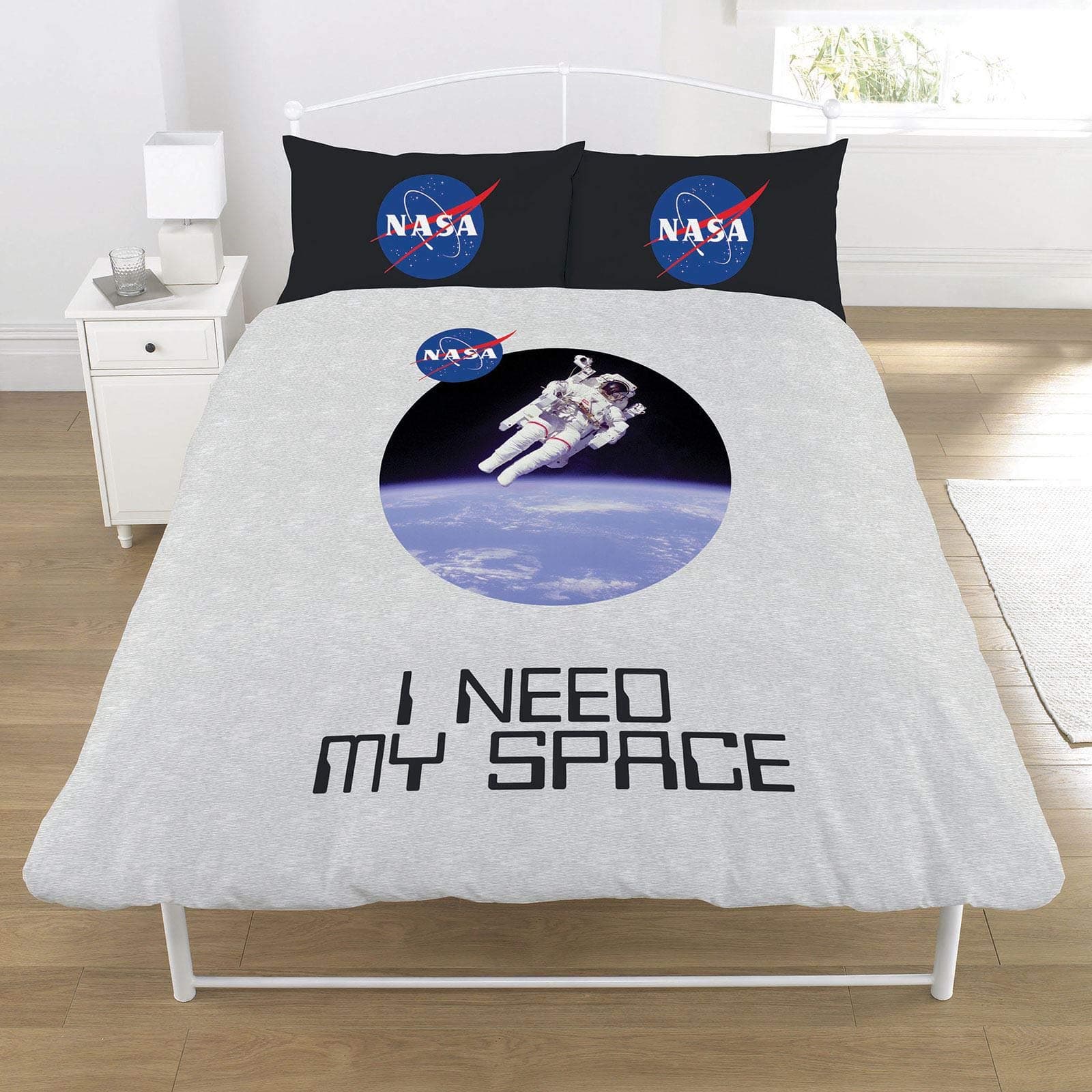 NASA Double Duvet Set, Polyester, Multicolour
