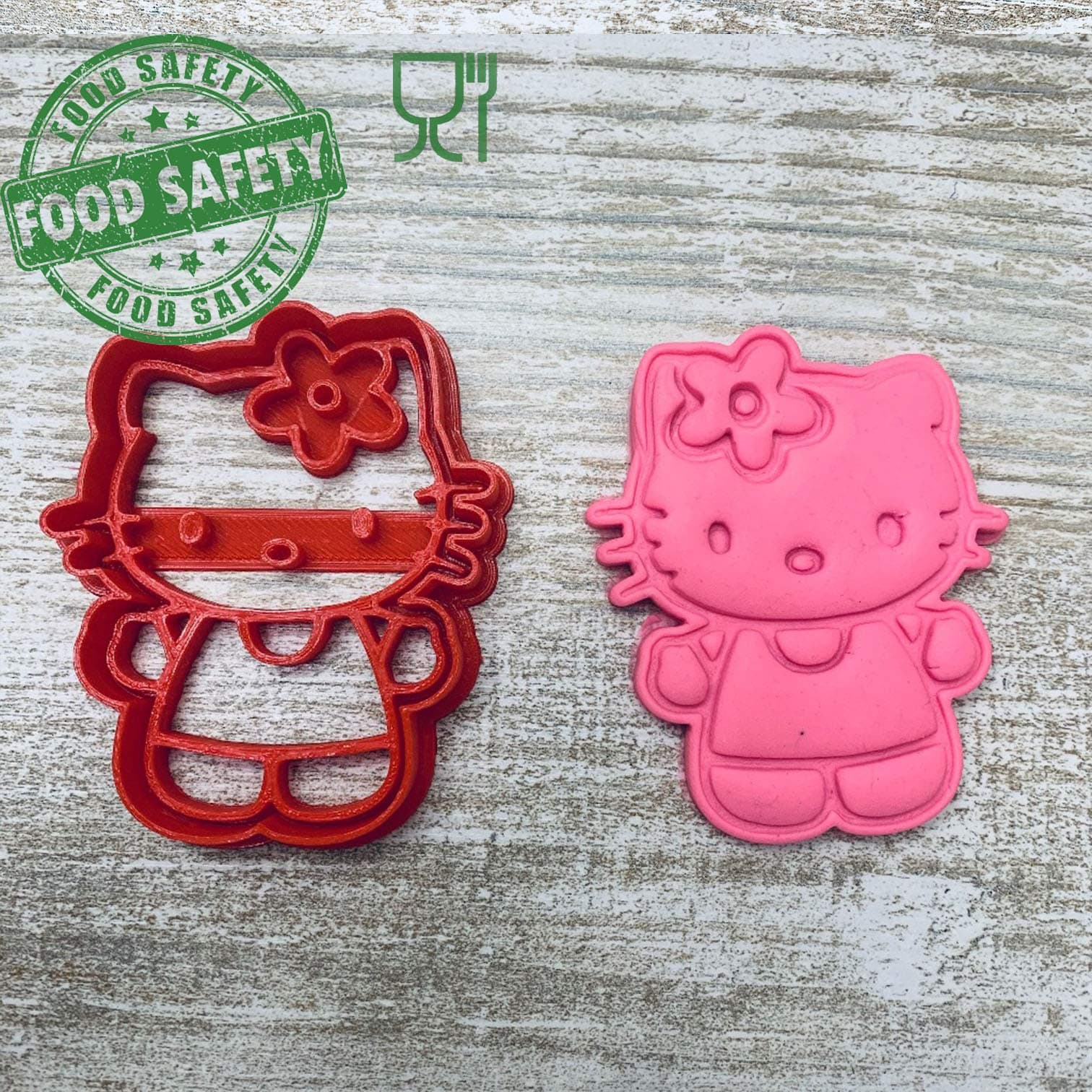 GoSolid3D Hello Kitty Cookie Cutter Cookie Cutter Baking Cookie Cutter Food Qualified / Food Safe