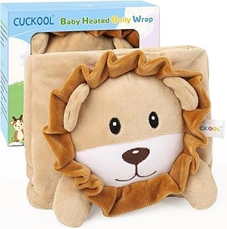 Baby Colic, Gas and Upset Stomach Relief, Baby Heated Tummy Wrap, Infant Swaddling Belly Belt with Soothing Warmth (1 Set)