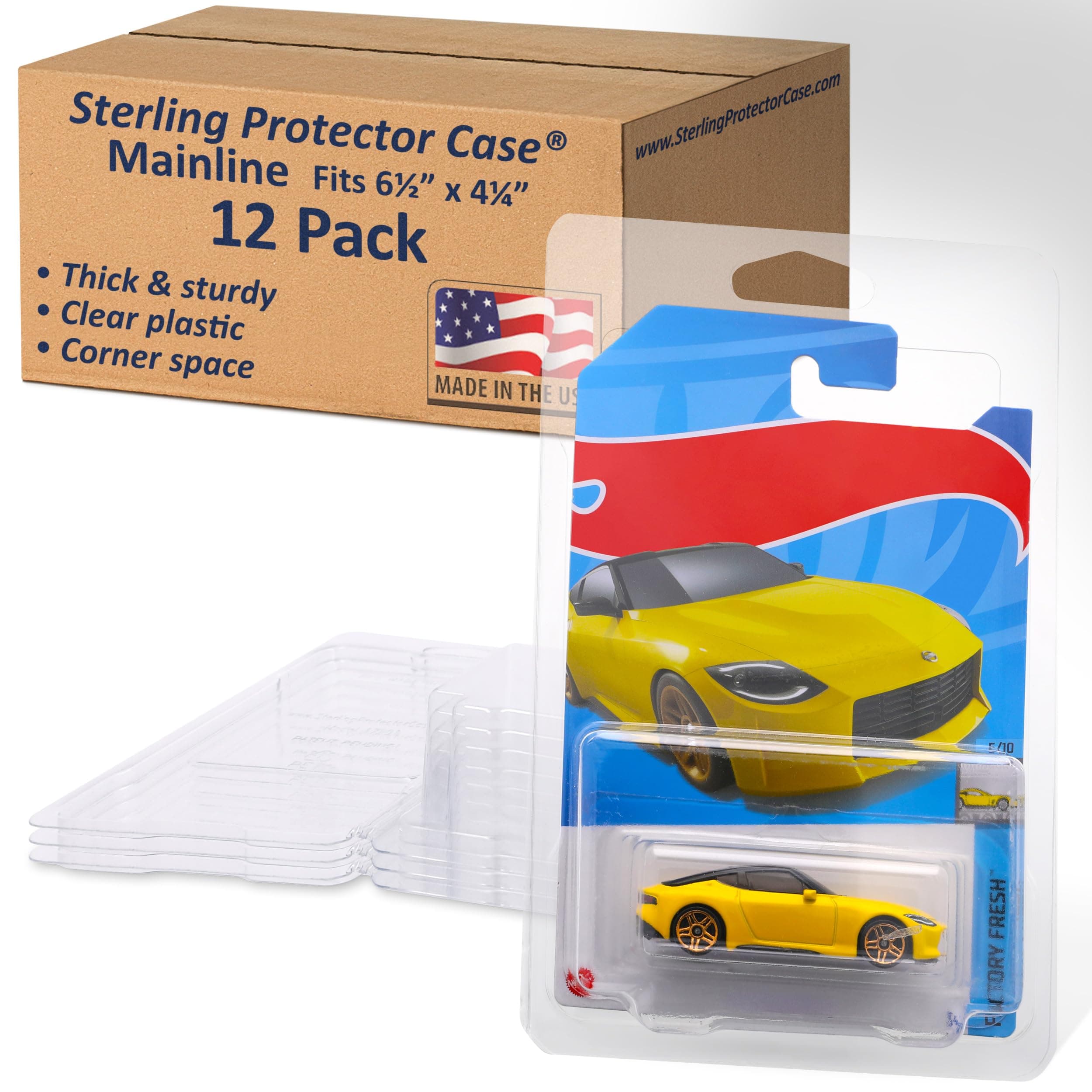 Sterling Protector Case Mainline for Hot Wheels & Matchbox 12 Pack