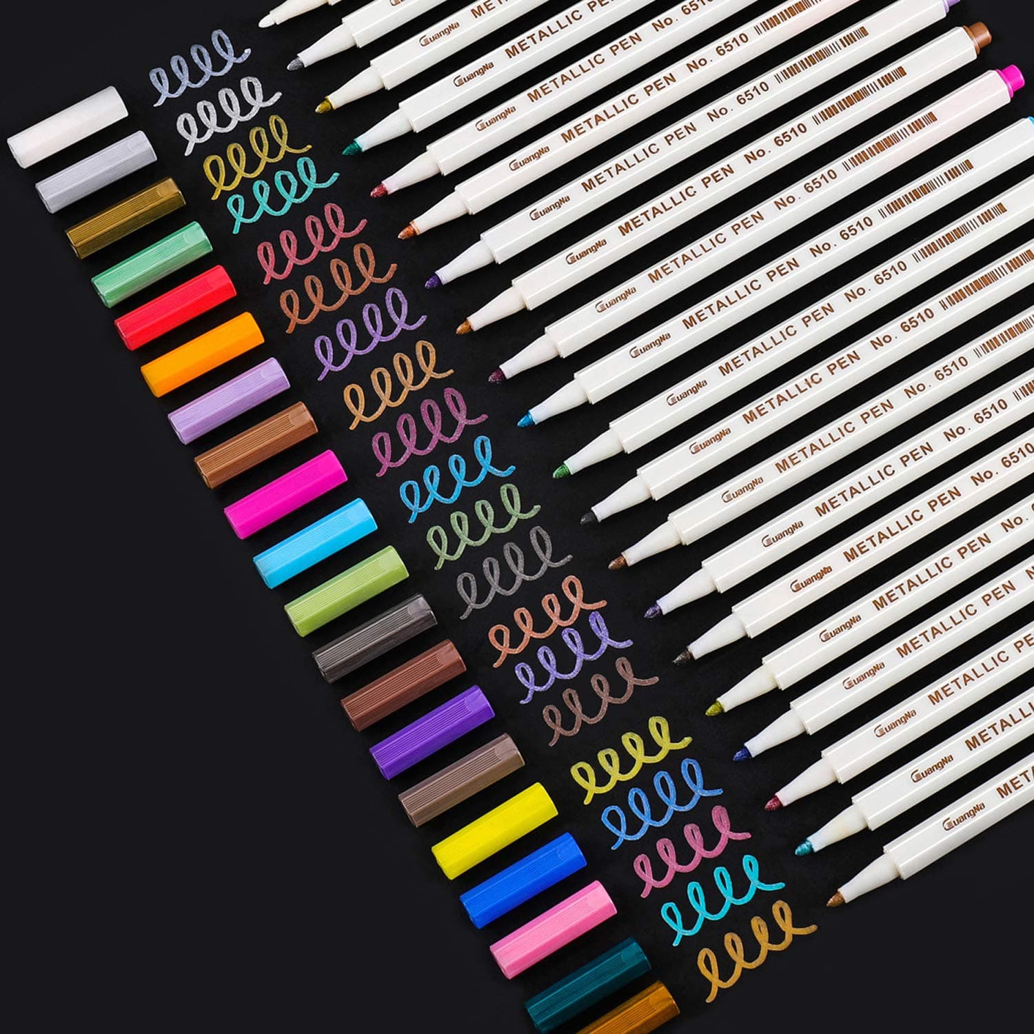 20 Colors Metallic Markers