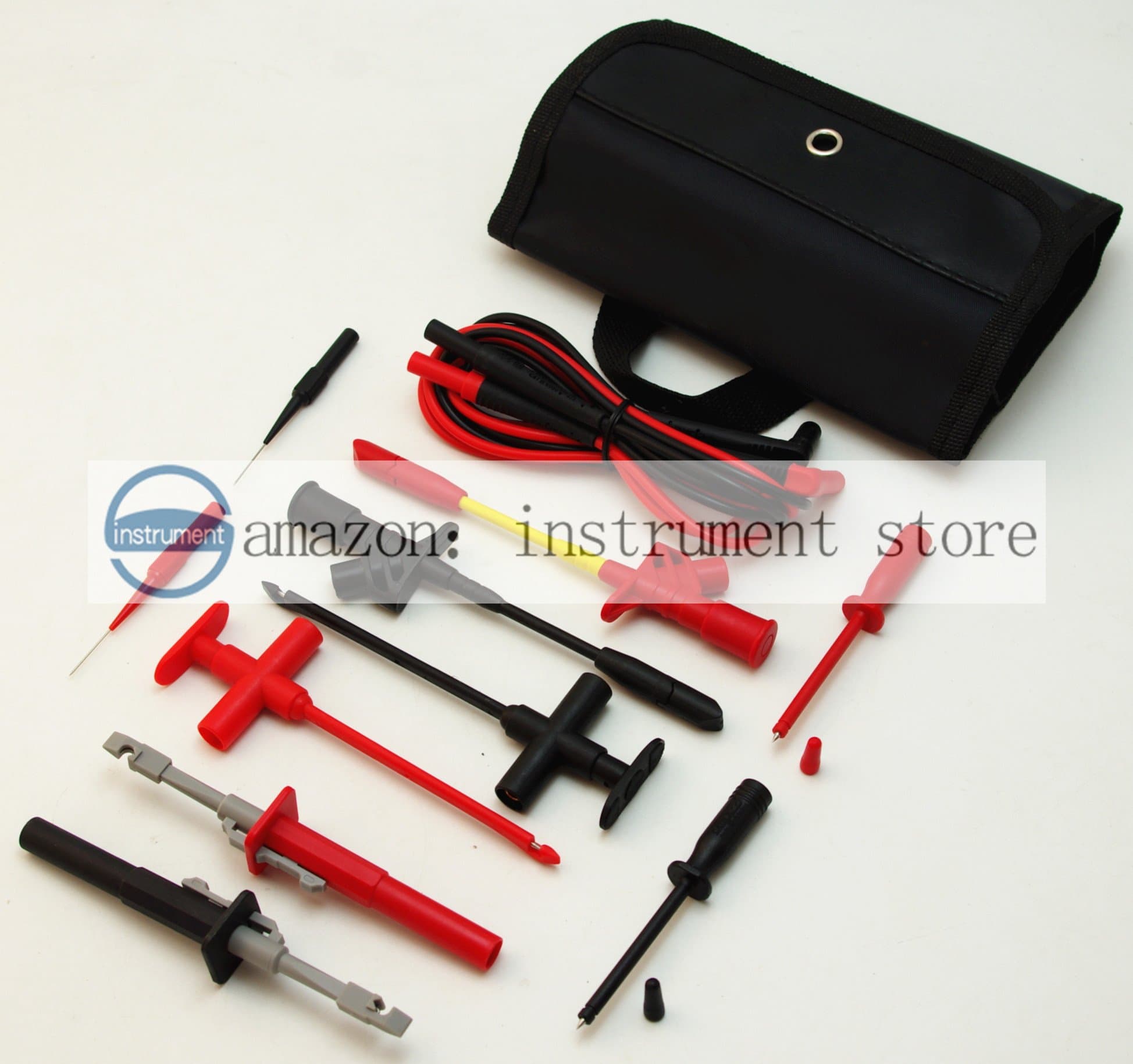 Deluxe Automotive Electronic Test Lead Kit,KIT insulation quick hook 4mm banana plug Piercing test probe For Car Circuit