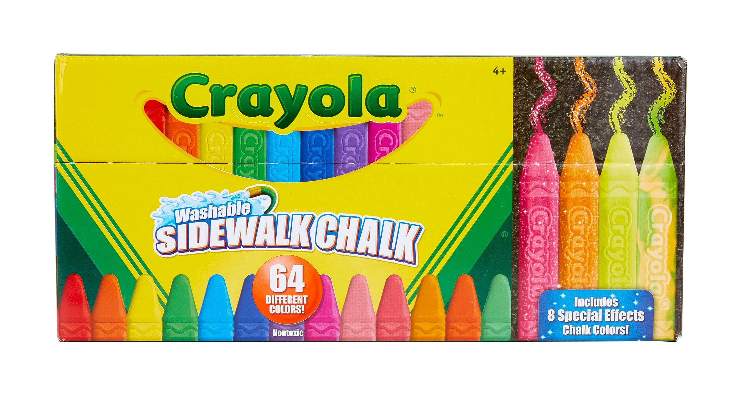 51-2064 Washable Sidewalk Chalk, Multi-Colour