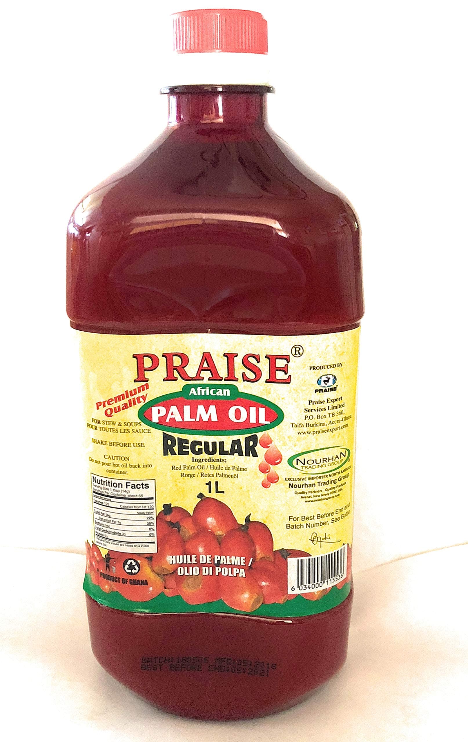 Praise Palm Oil - Regular 1 Liter