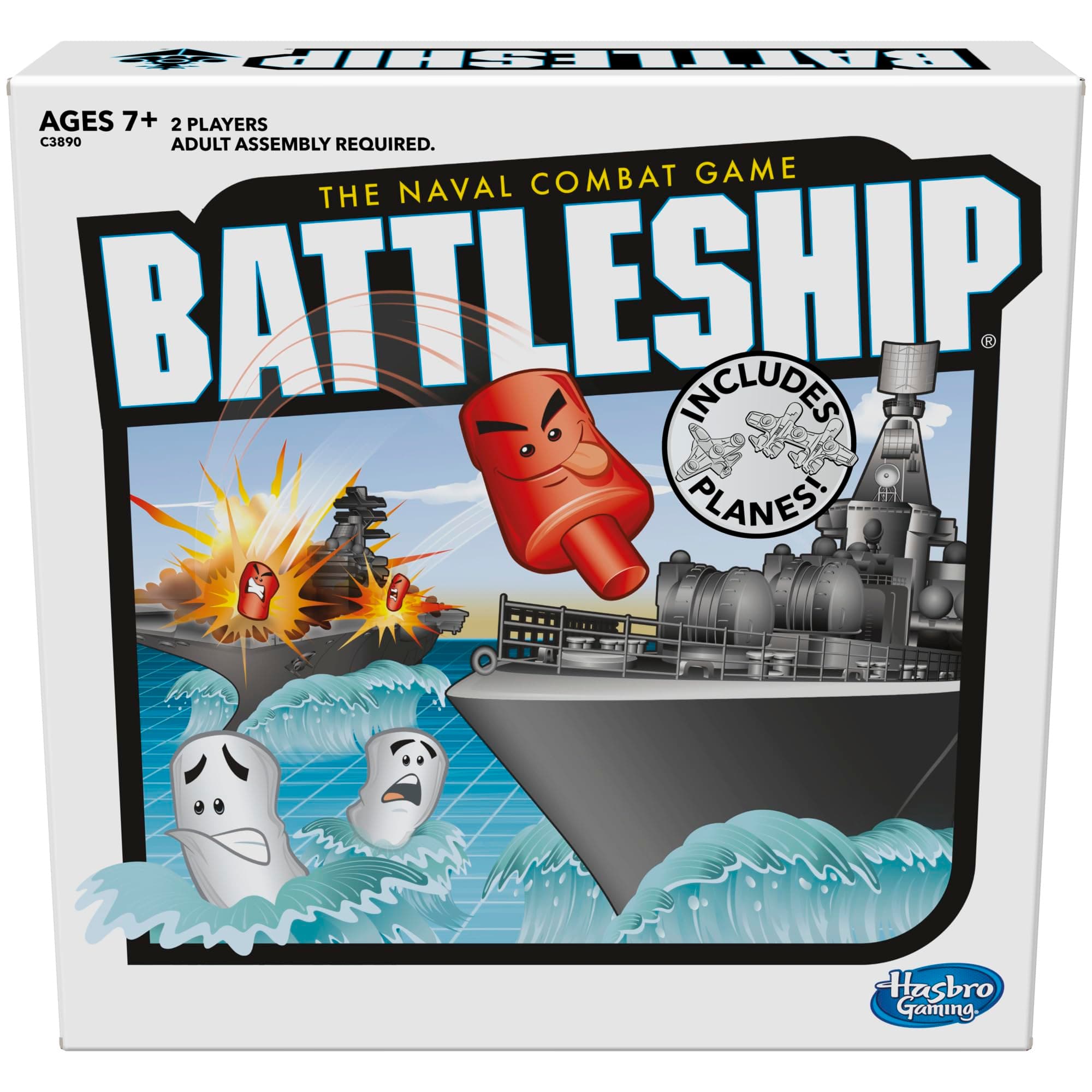 Battleship with Planes Strategy Board Game for Ages 7 and Up (Amazon Exclusive)