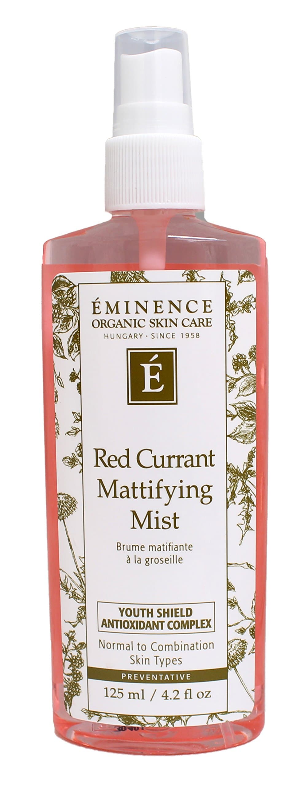 Eminence Organic Red Currant Mattifying Mist, 4.2 Ounce