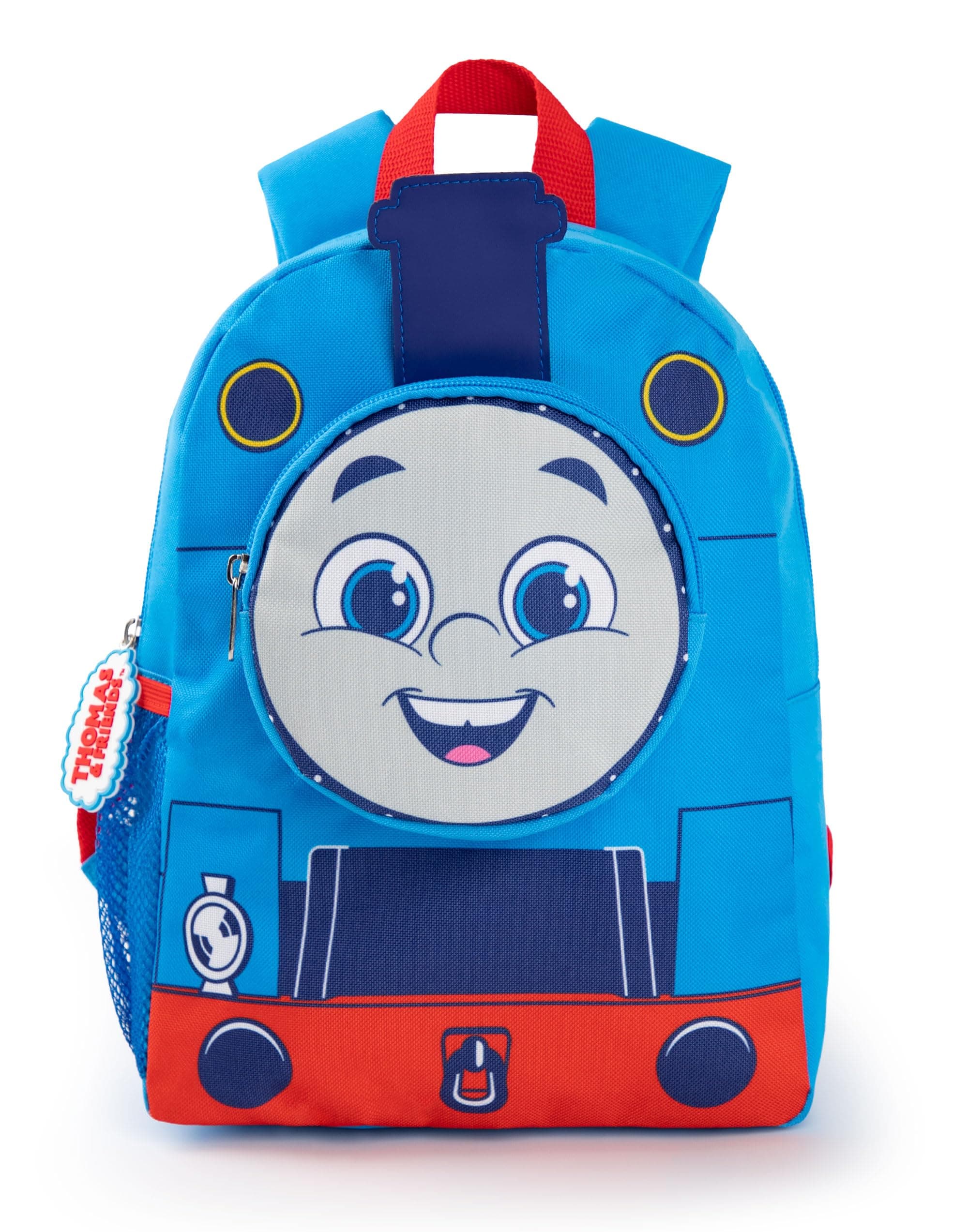 THOMAS & FRIENDS Boys Backpack | Blue & Red Backpack with Adjustable Straps | 3D Train Practical Luggage Sports Pre School Bag