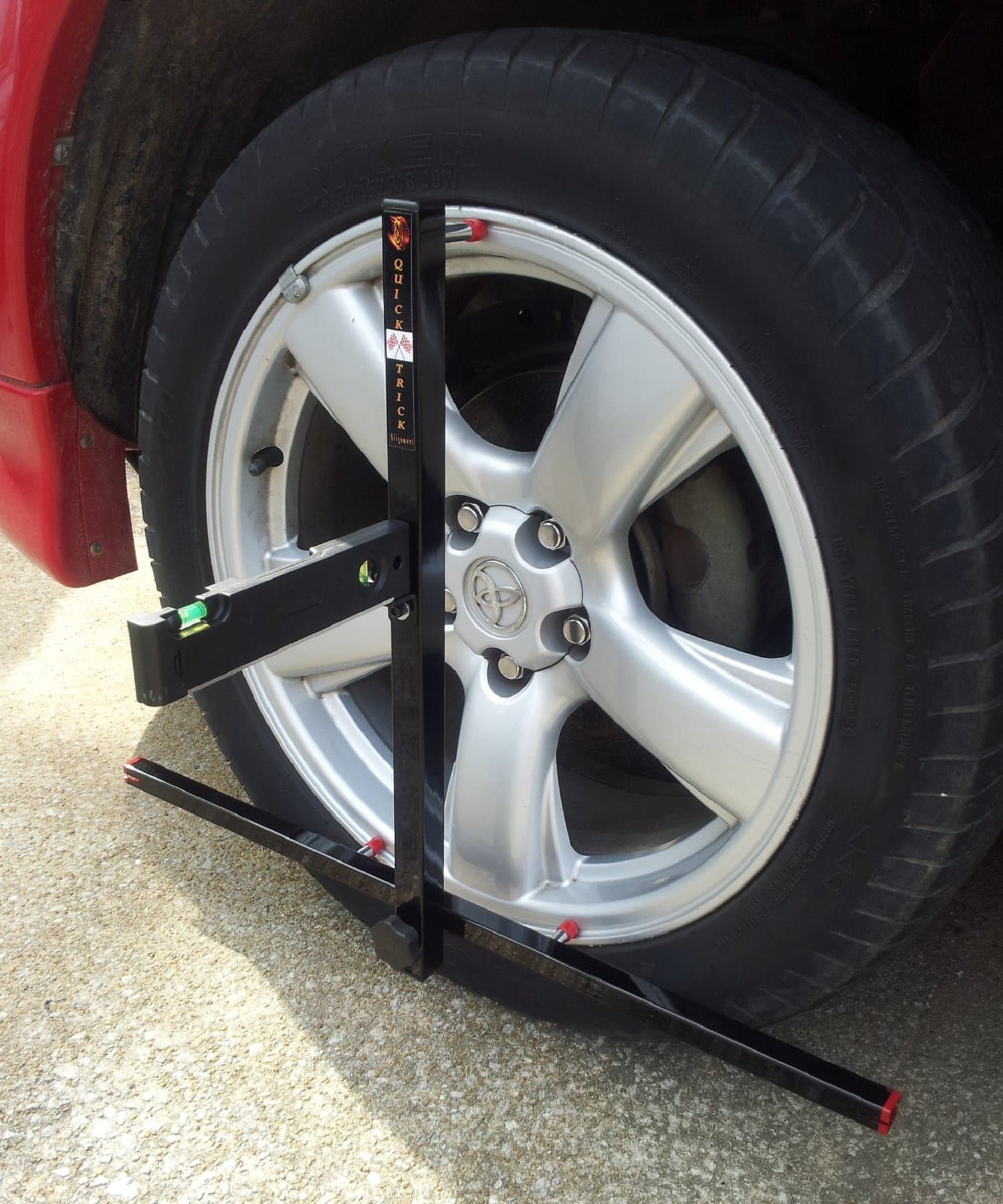 Pro System DIY Wheel Alignment Set up for BOTH Sides QuickSlide System w/Case Portable Wheel Alignment