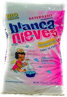 BLANCA NIEVES Powder Laundry Detergent - Phosphate Free | Biodegradable - 17.63 Oz. (500 g) Package (4)