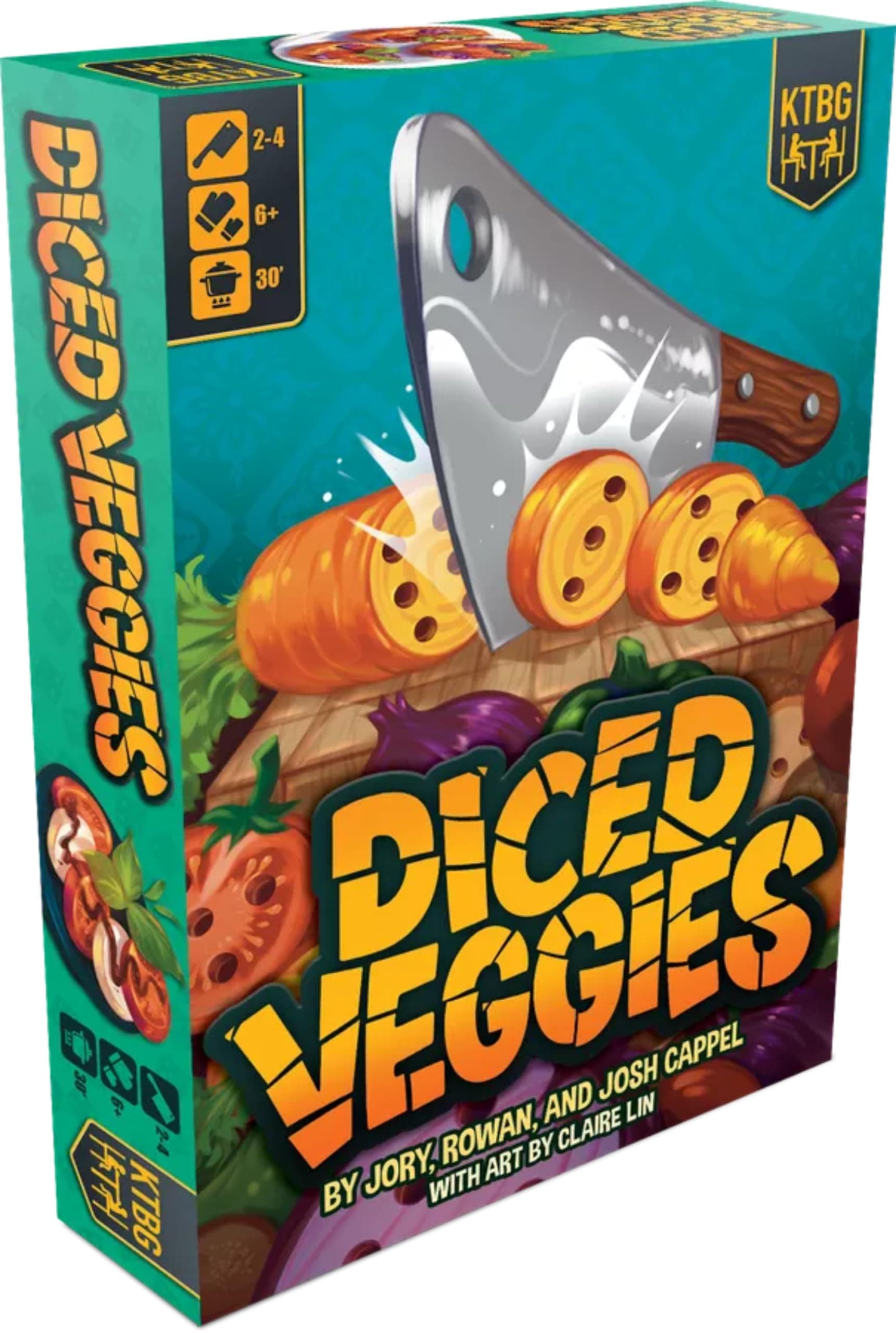 Diced Veggies: Multicolor, 2-4 Players, Age 6+