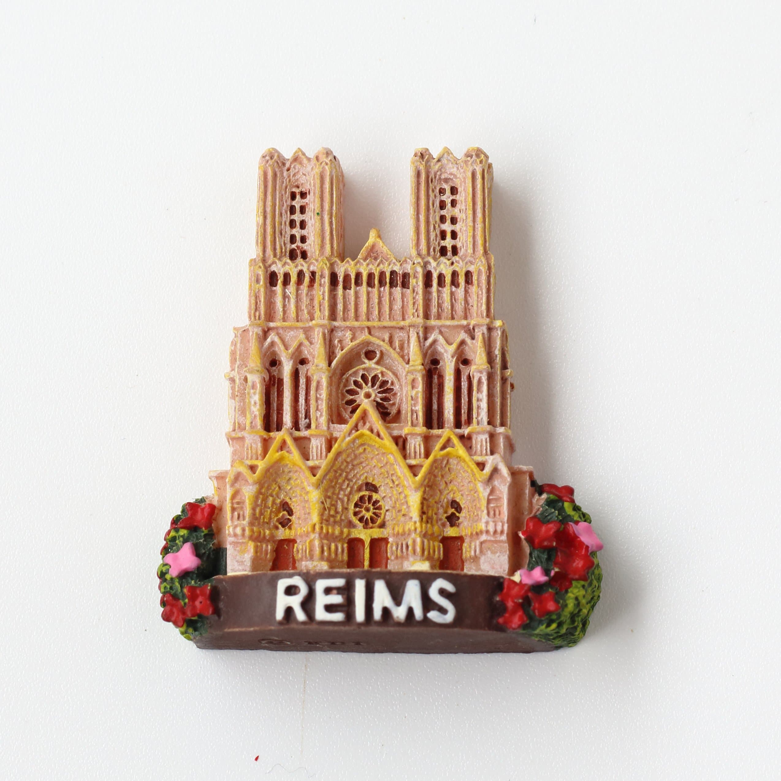 Refrigerator Magnets Use In Office Kitchen and School Hand Made Reims Sevilla Souvenirs Gifts 3d Resin Fridge Magnets (set of 1)