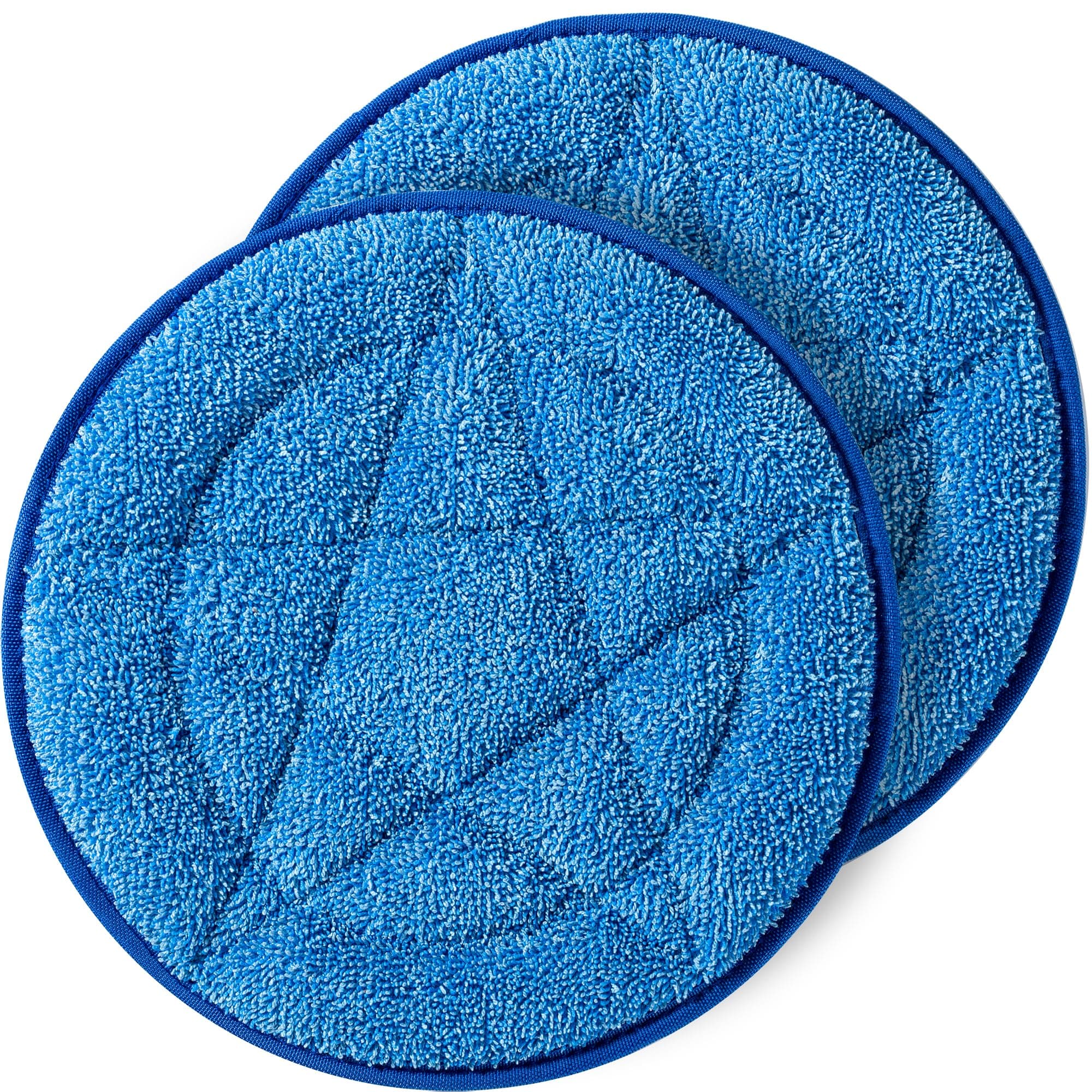 Commercial Microfiber Carpet Bonnet, Mopping and Buffing Pad, for Replacement of Oreck Orbiter Pads 437053, 2 Pack