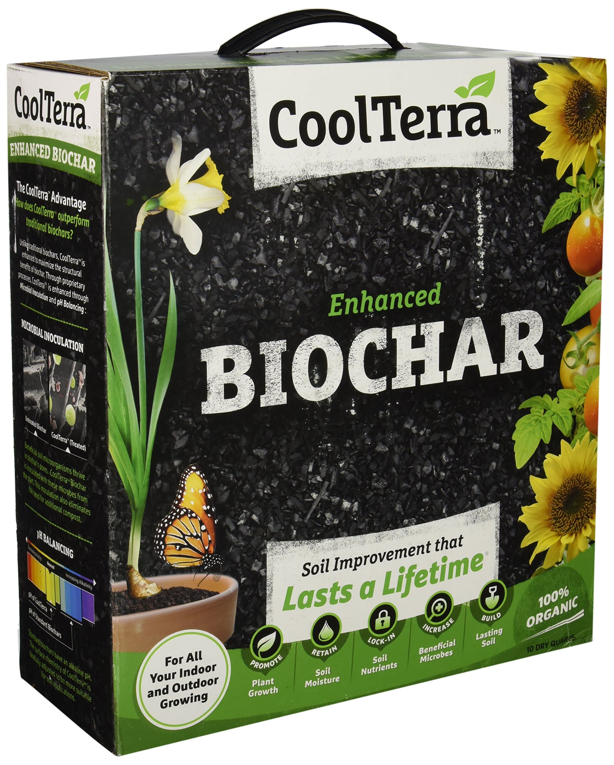 CoolTerra Biochar Soil Improvement, 10 Quarts