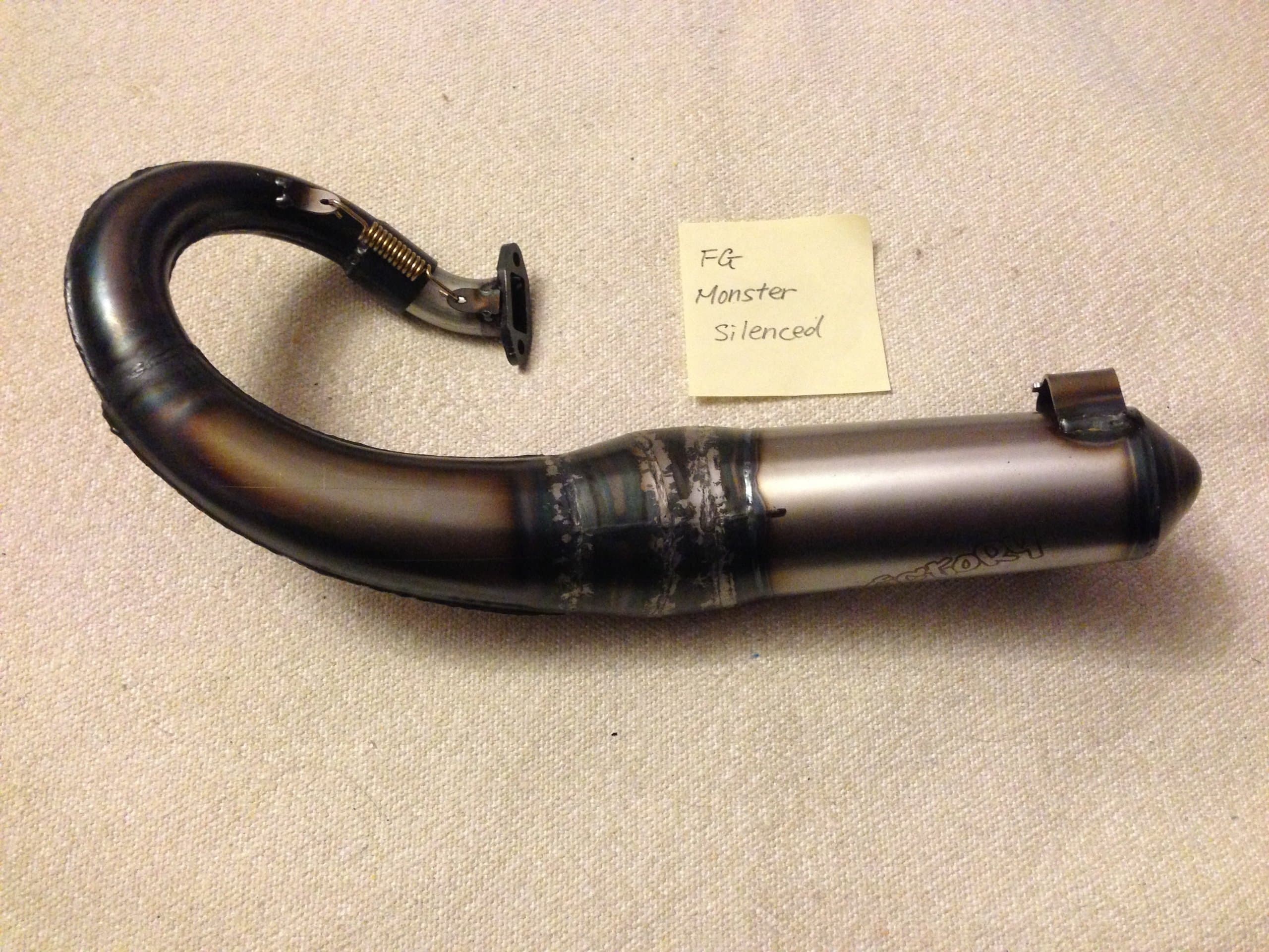BNIB FG Monster silenced exhaust Pipe