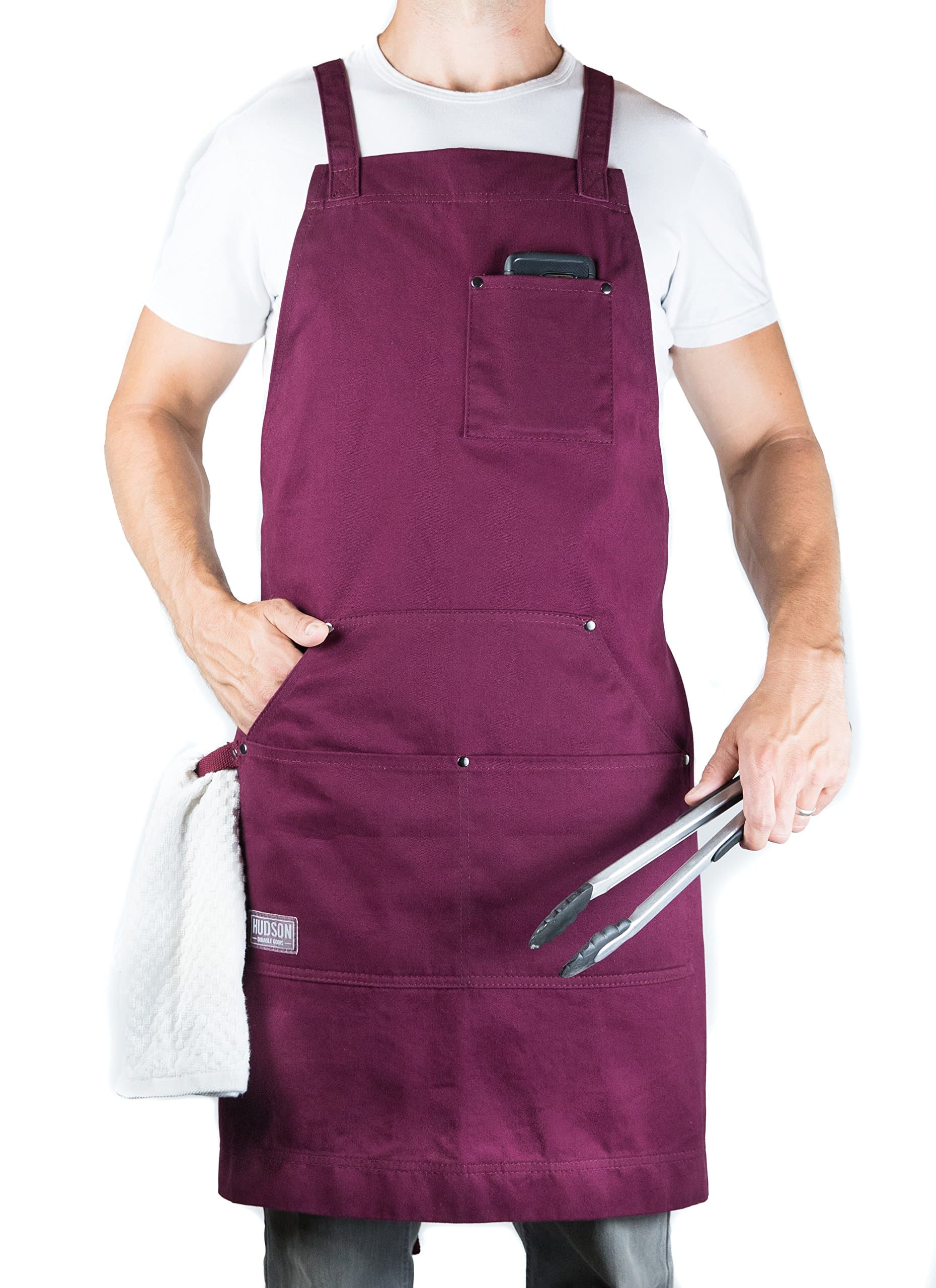 Professional Grade Chef Apron for Kitchen, BBQ & Grill