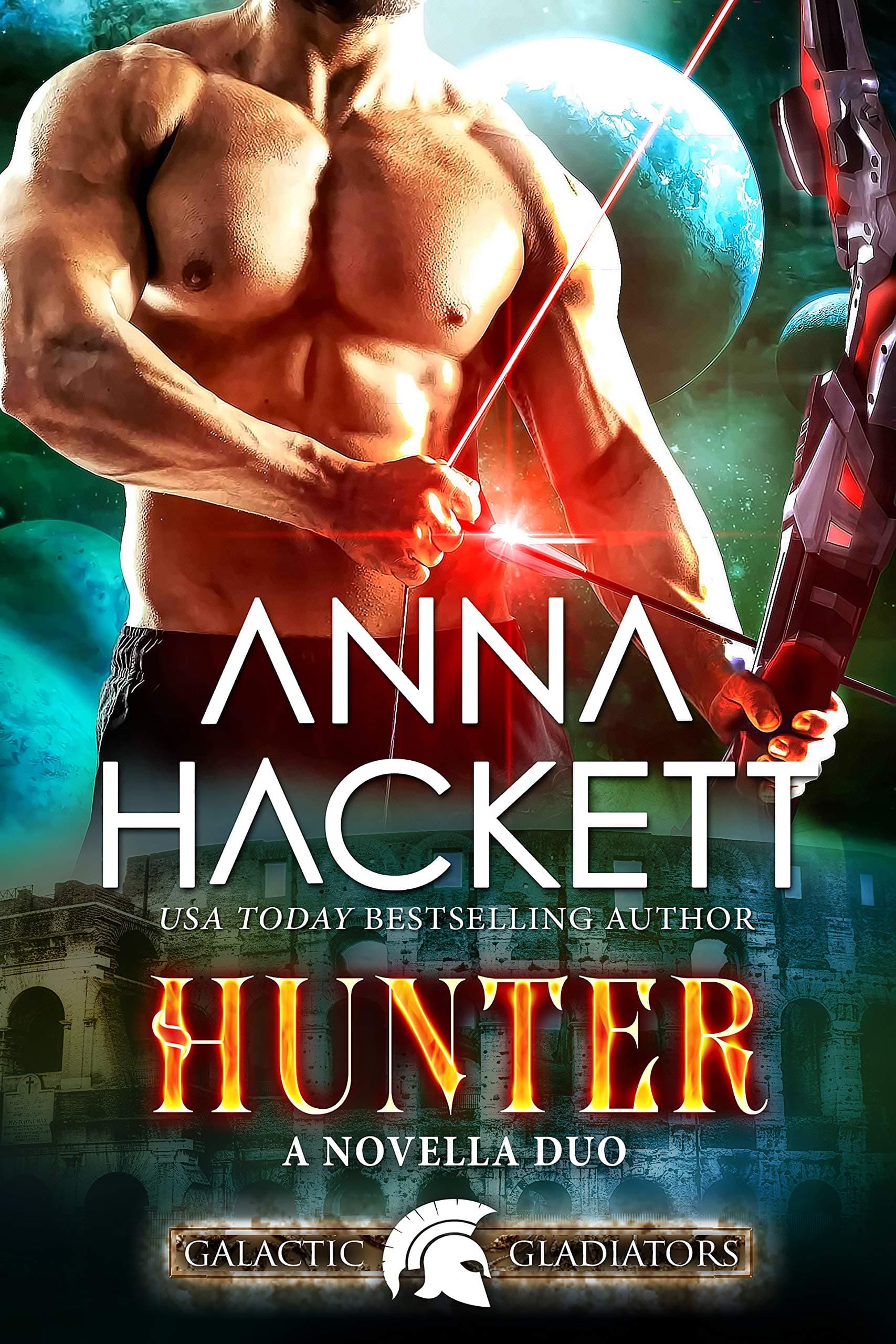 Hunter: A Scifi Alien Romance (Galactic Gladiators Book 12)