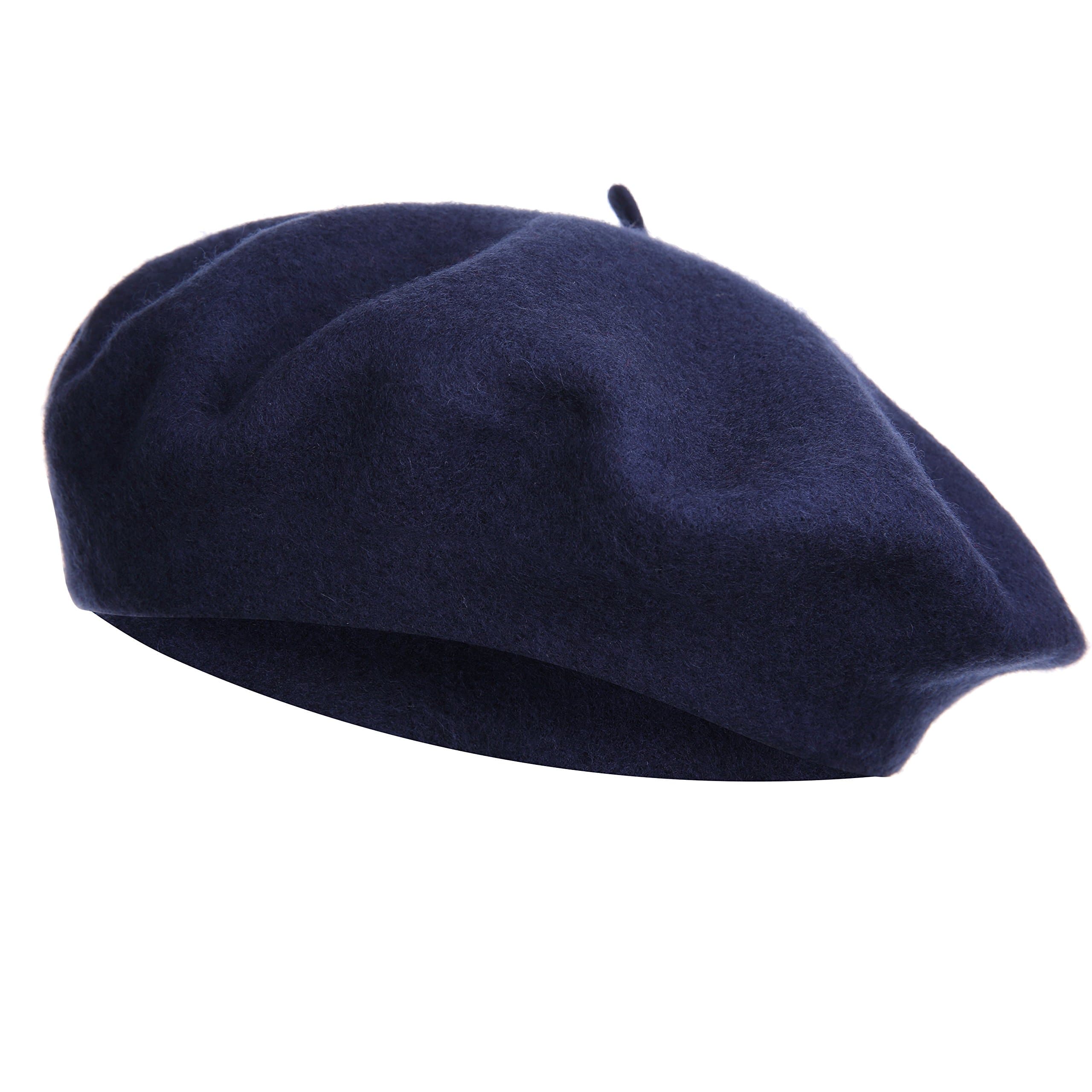 VGLOOKO French Style Classic Solid Color Wool Berets Beanies Cap Hats
