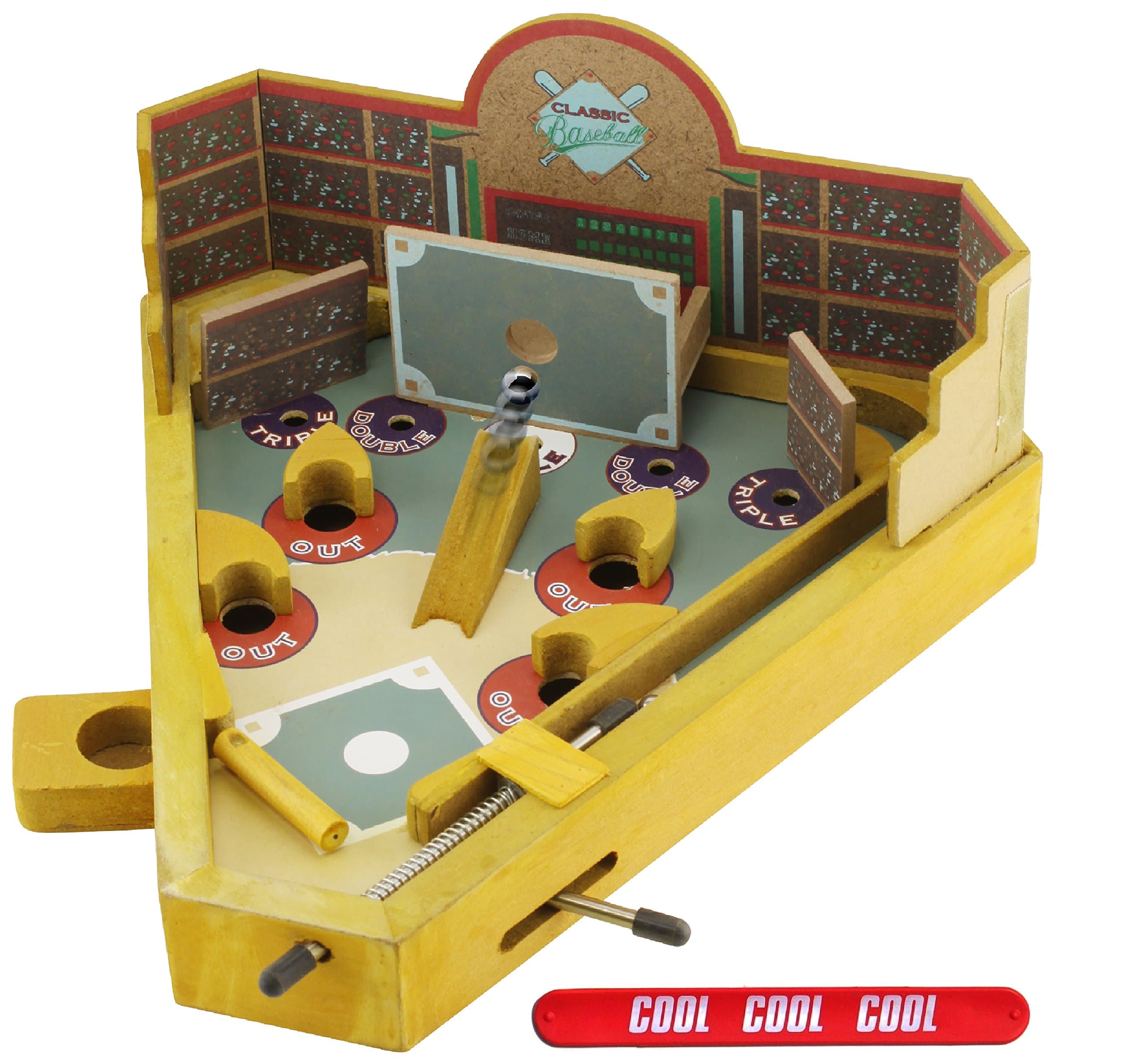 Novelty Desktop Baseball Pinball Gift for Men Boss with COOL Slapstick