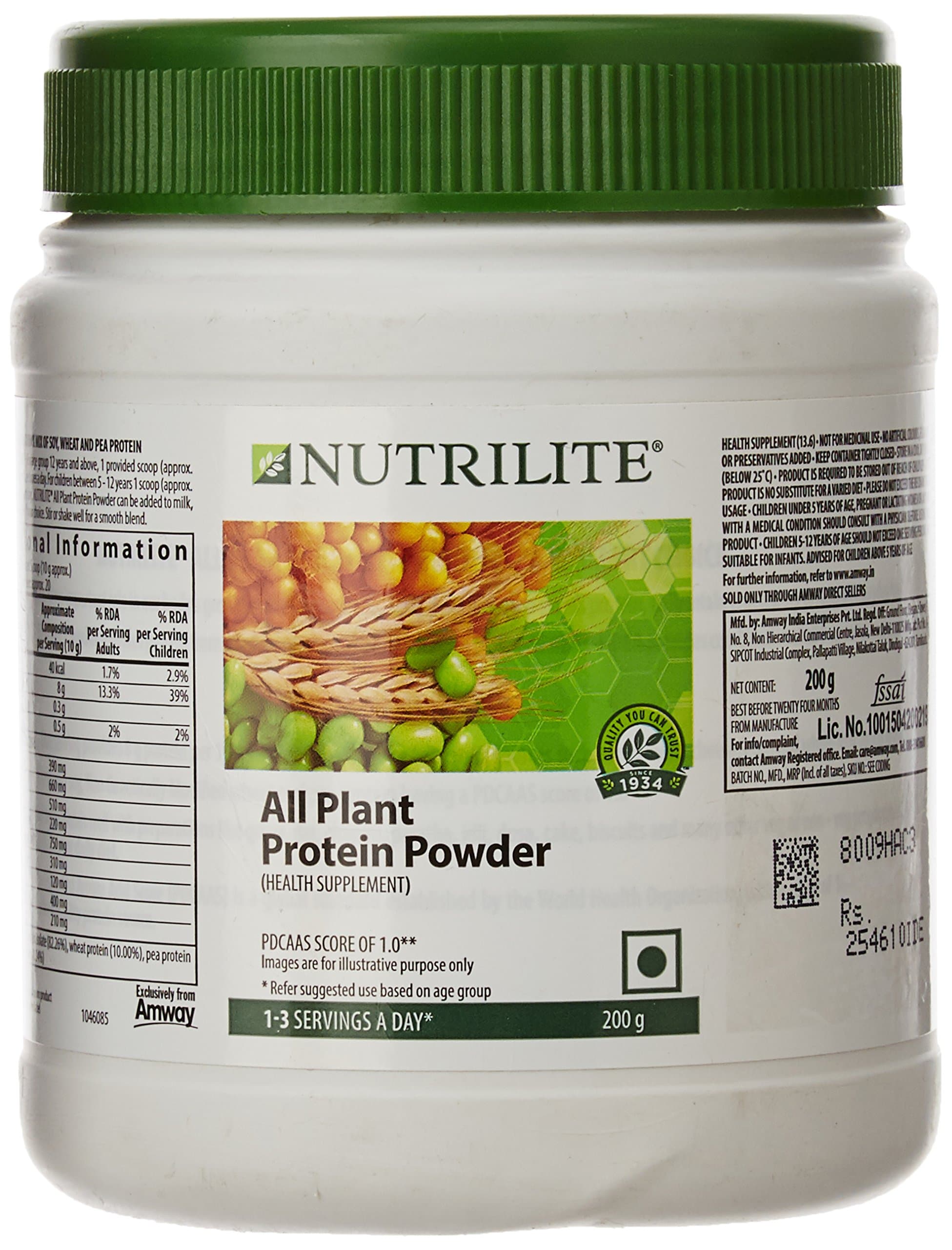 Nutrilite Protein Powder Pack, 200g (Unflavoured)