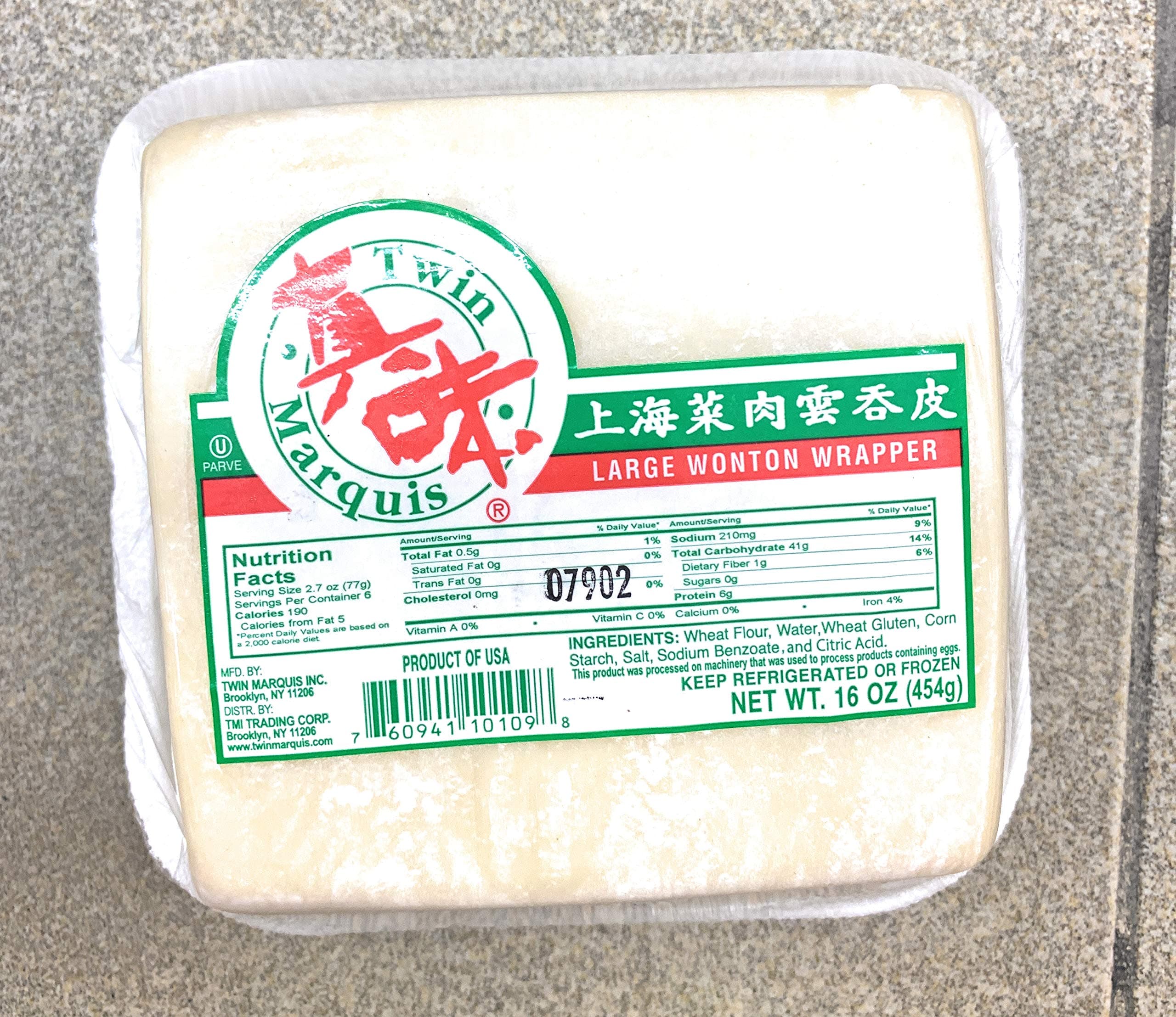 Large Wonton Wrapper 16 oz x 2 上海菜肉雲吞皮